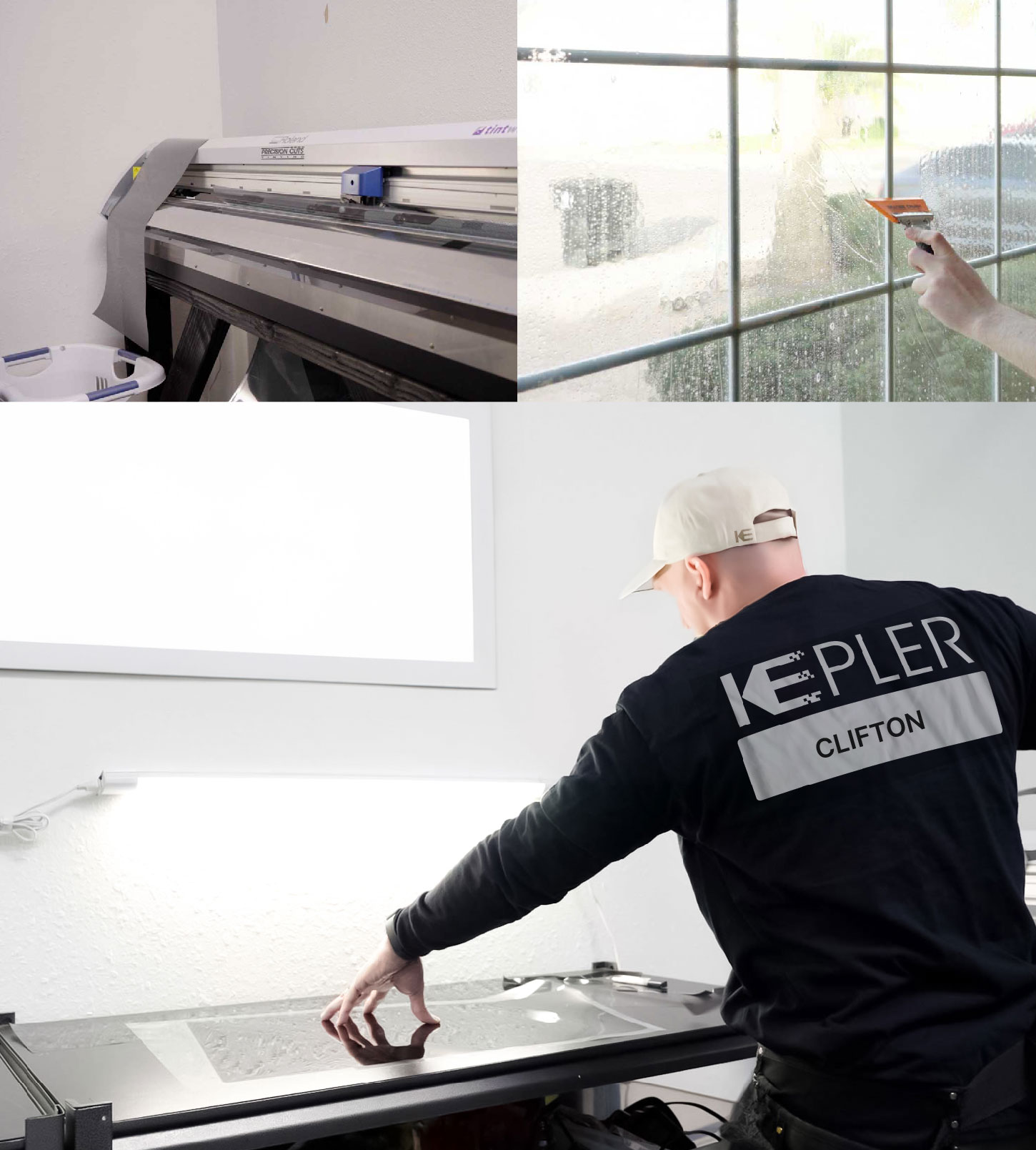 Window Tinting Specialist Cutting Film in Clifton, New Jersey