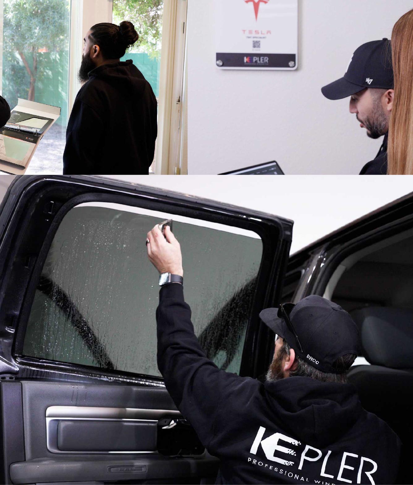 Kepler Window Tinting Specialists at Work in Citrus Heights, California