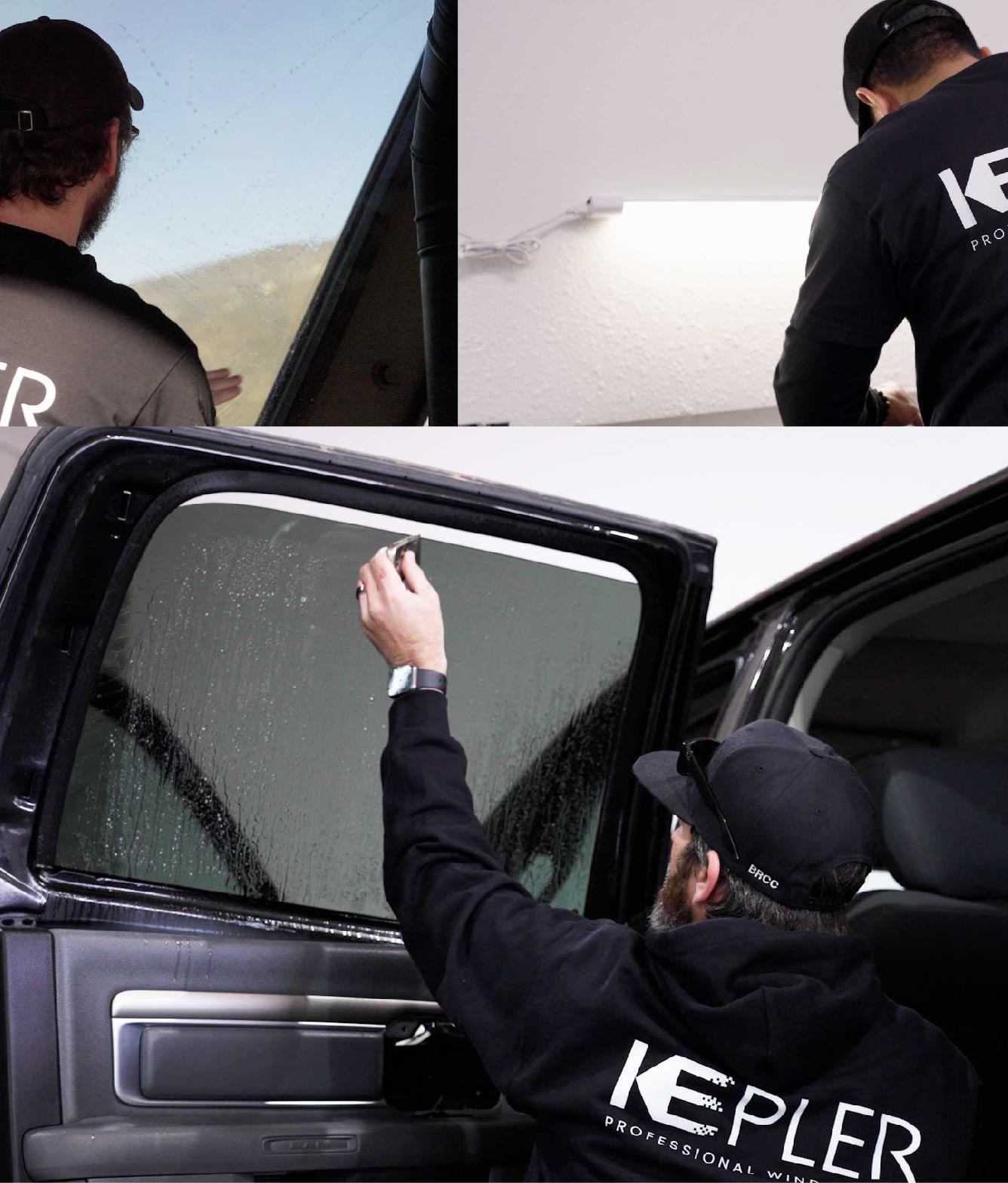 Kepler Window Tinting Specialists at Work in Temple City, California
