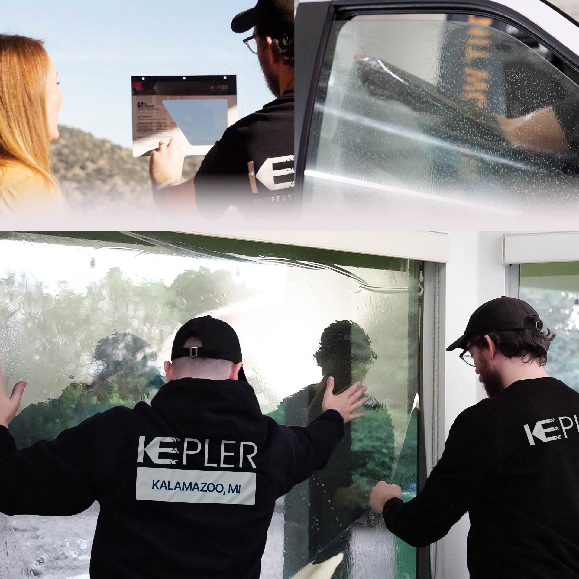 Kepler Specialist Performing Commercial Window Tinting in Kalamazoo Kalamazoo