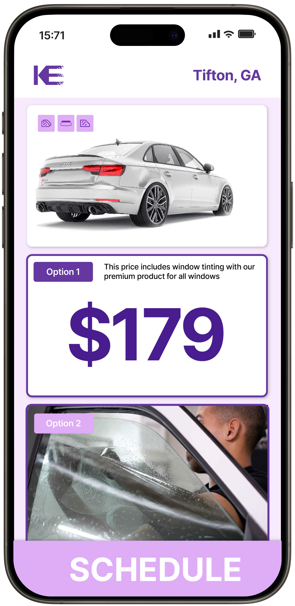 View Reasonable Car Window Tinting Rates in Tifton, Georgia