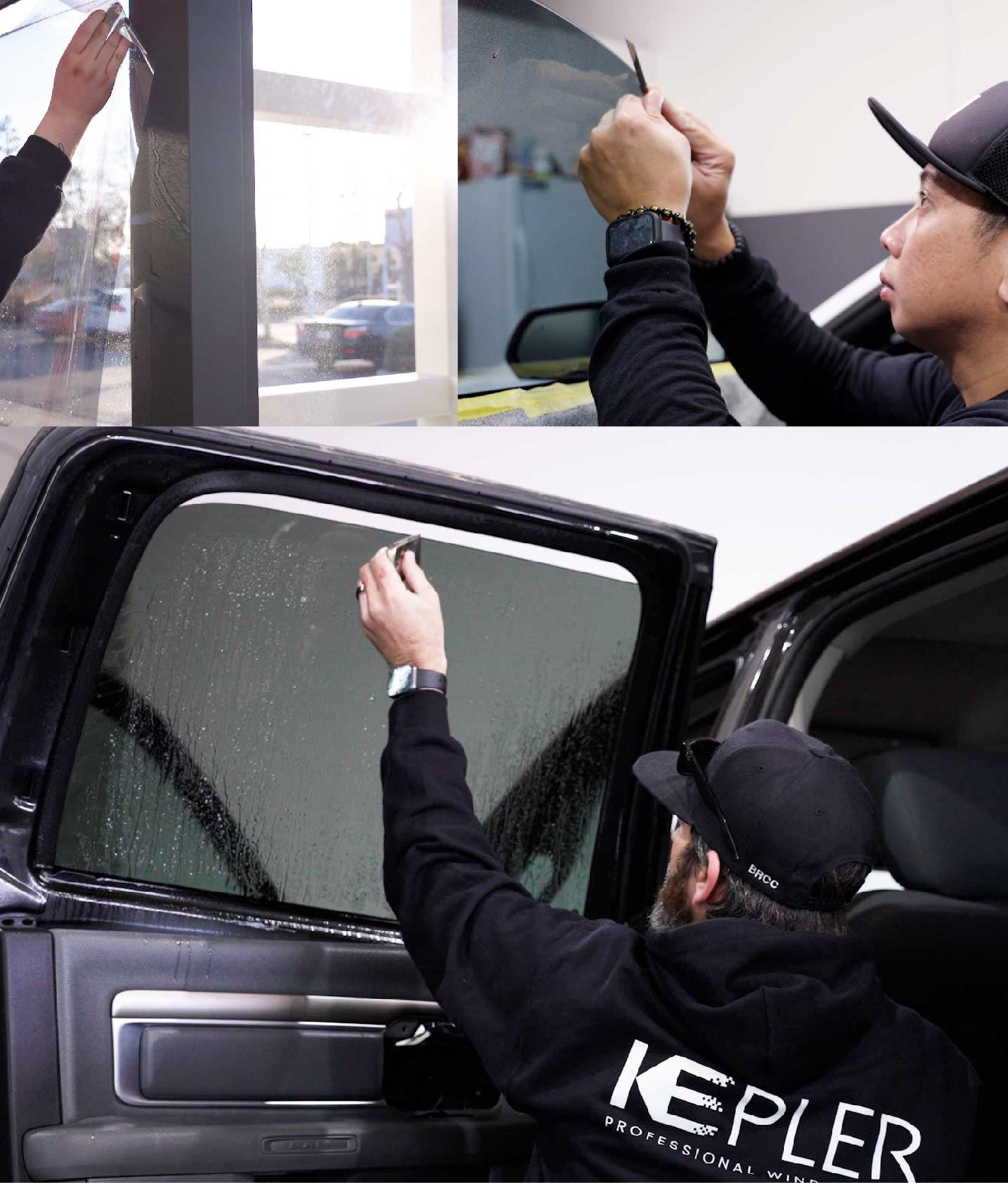 Kepler Window Tinting Specialists at Work in East Brunswick, New Jersey
