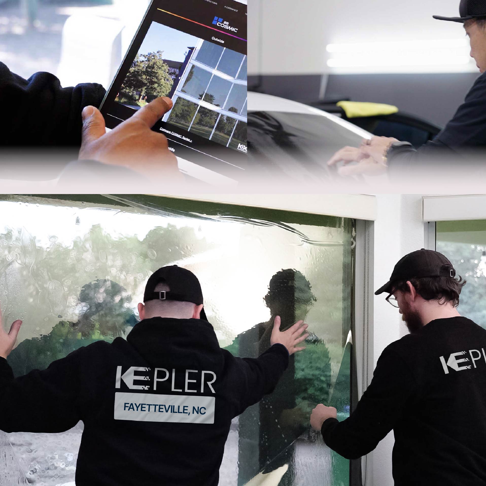 Kepler Specialist Performing Commercial Window Tinting in Fayetteville Fayetteville