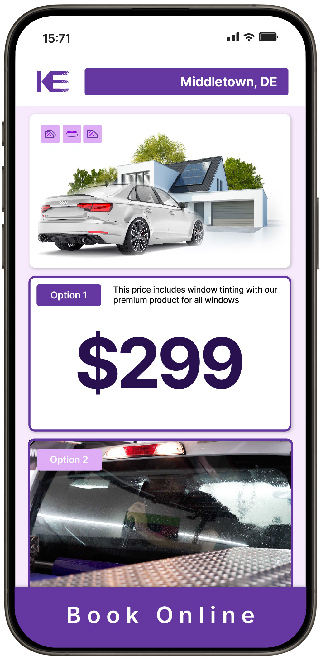 View Affordable Tesla Window Tinting Costs in Dover, Delaware
