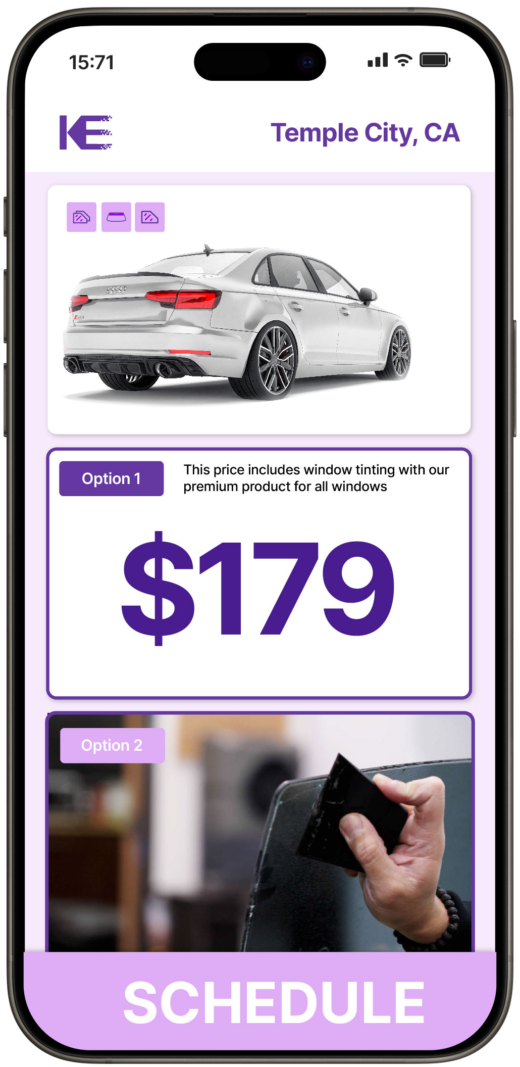 View Affordable Car Window Tinting Prices in Temple City, California