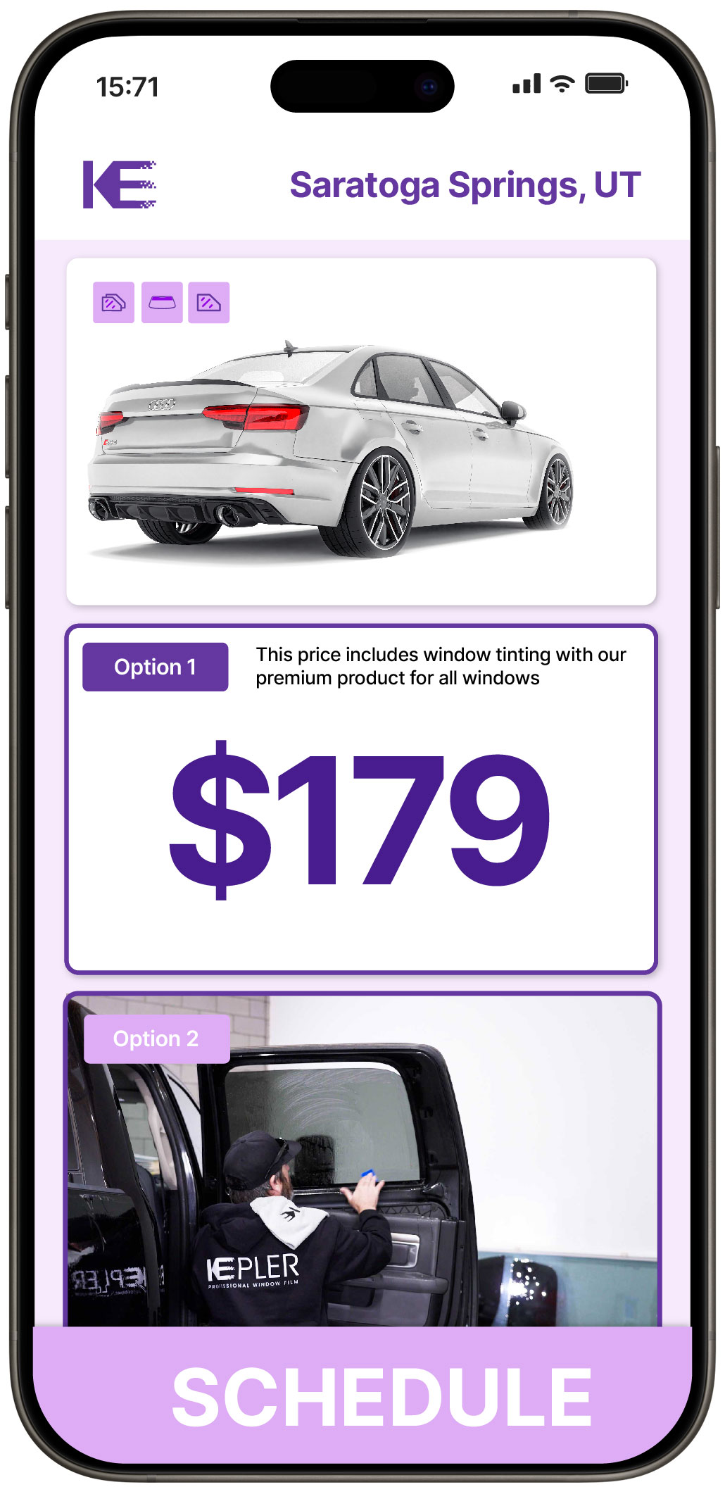 View Reasonable Car Window Tinting Rates in Saratoga Springs, Utah