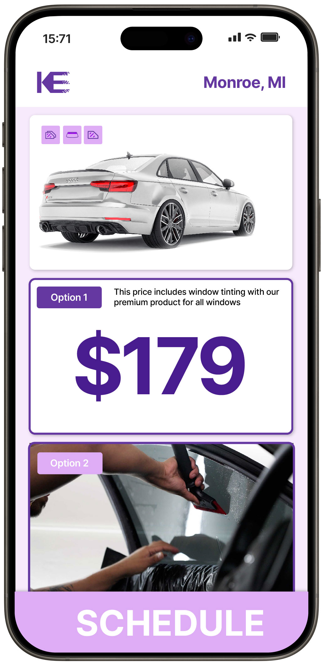 View Reasonable Car Window Tinting Rates in Monroe, Michigan