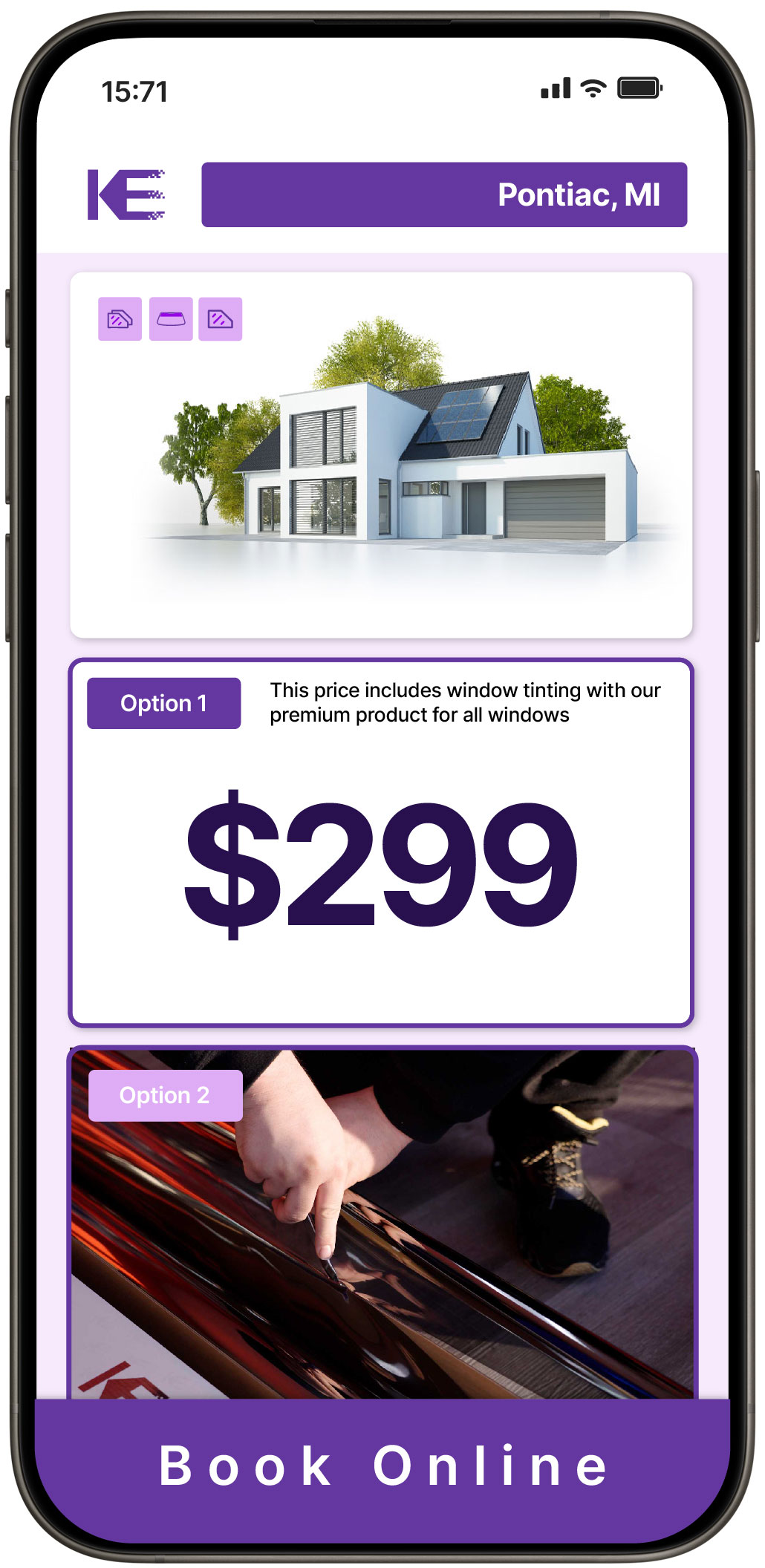 View Competitive Home Window Tinting Costs in Pontiac, Michigan