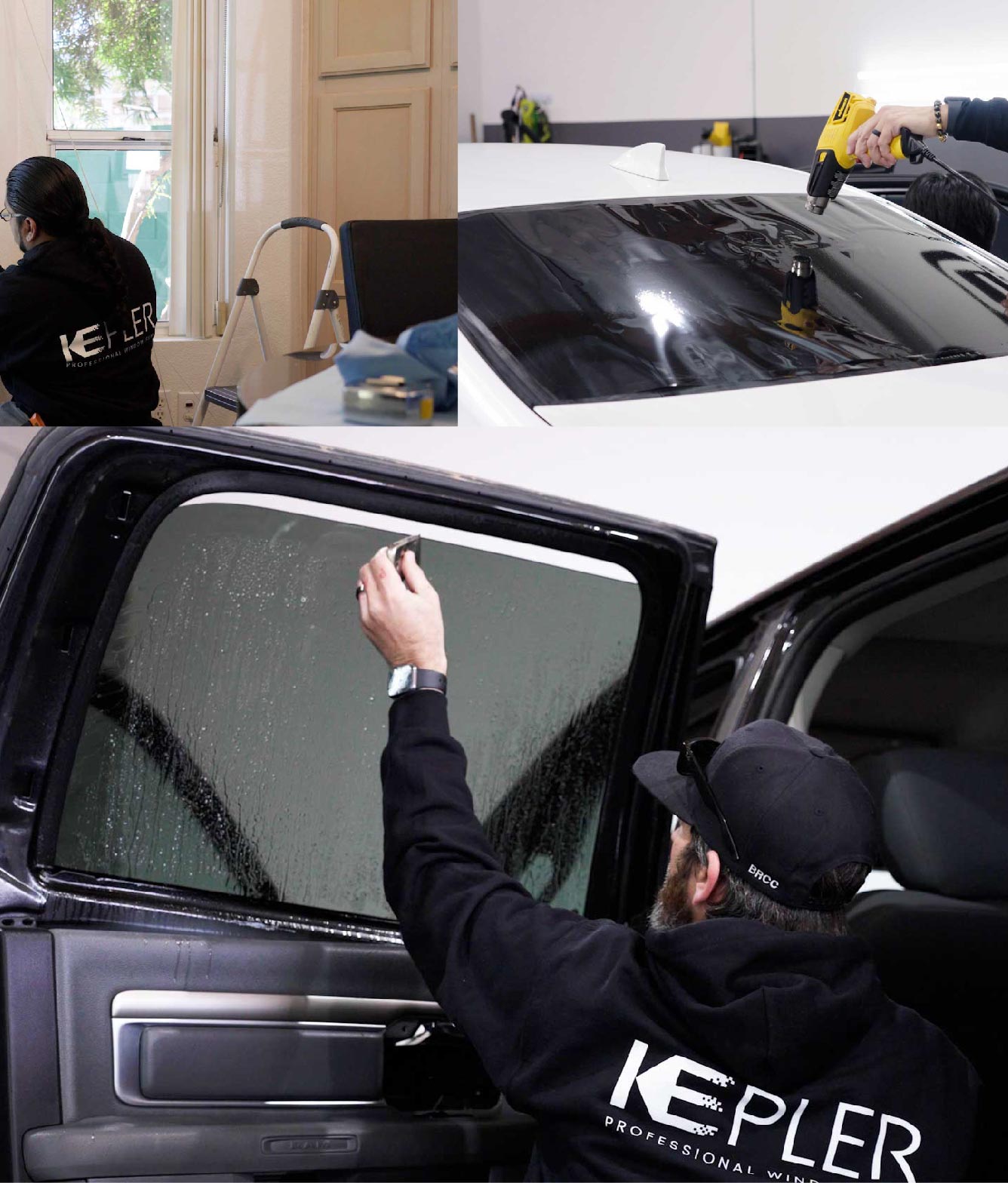 Kepler Window Tinting Specialists at Work in Matthews, North Carolina