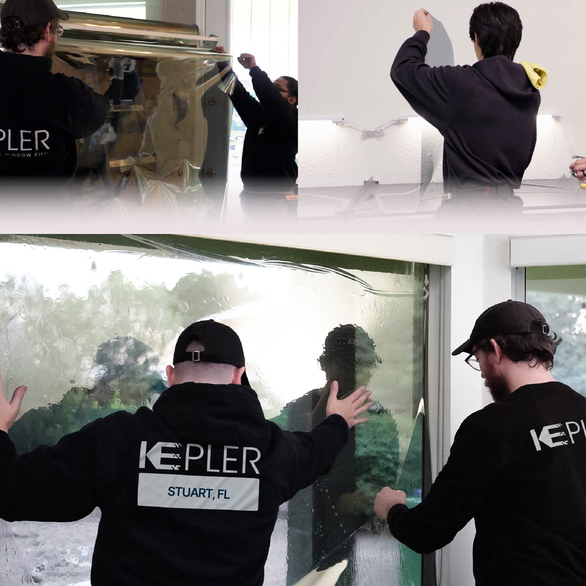 Kepler Specialist Performing Commercial Window Tinting in Stuart Stuart