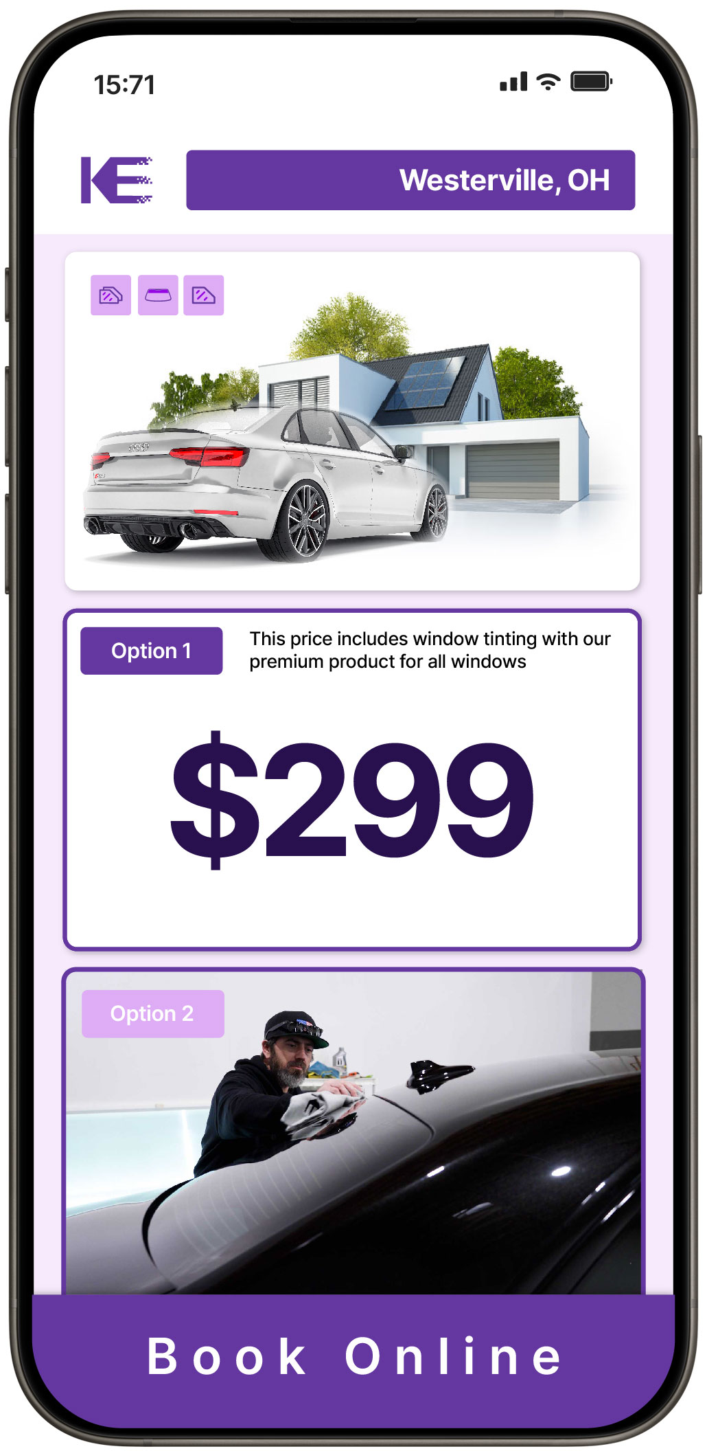 View Reasonable Tesla Window Tinting Rates in Twinsburg, Ohio