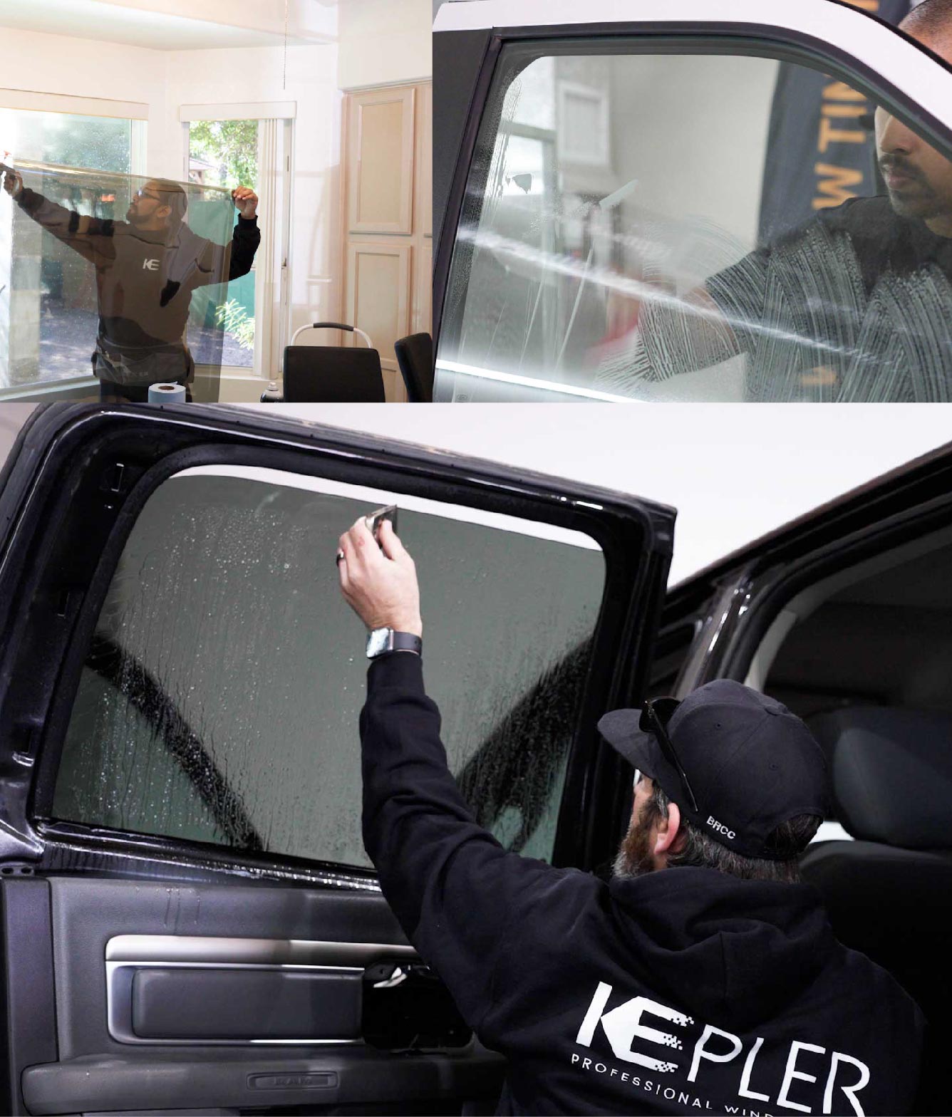 Kepler Window Tinting Specialists at Work in San Bruno, California