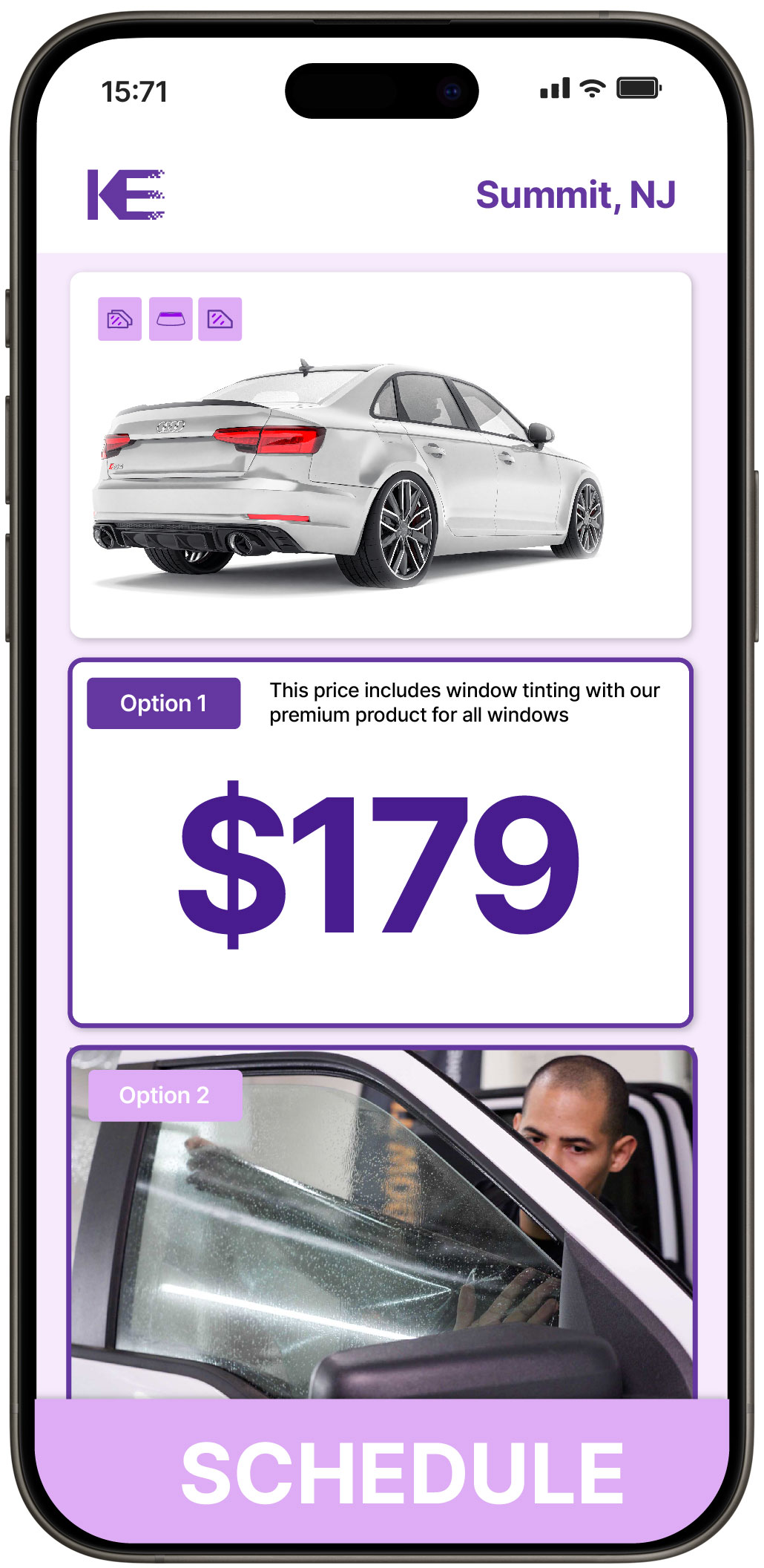 View Reasonable Car Window Tinting Rates in Summit, New Jersey