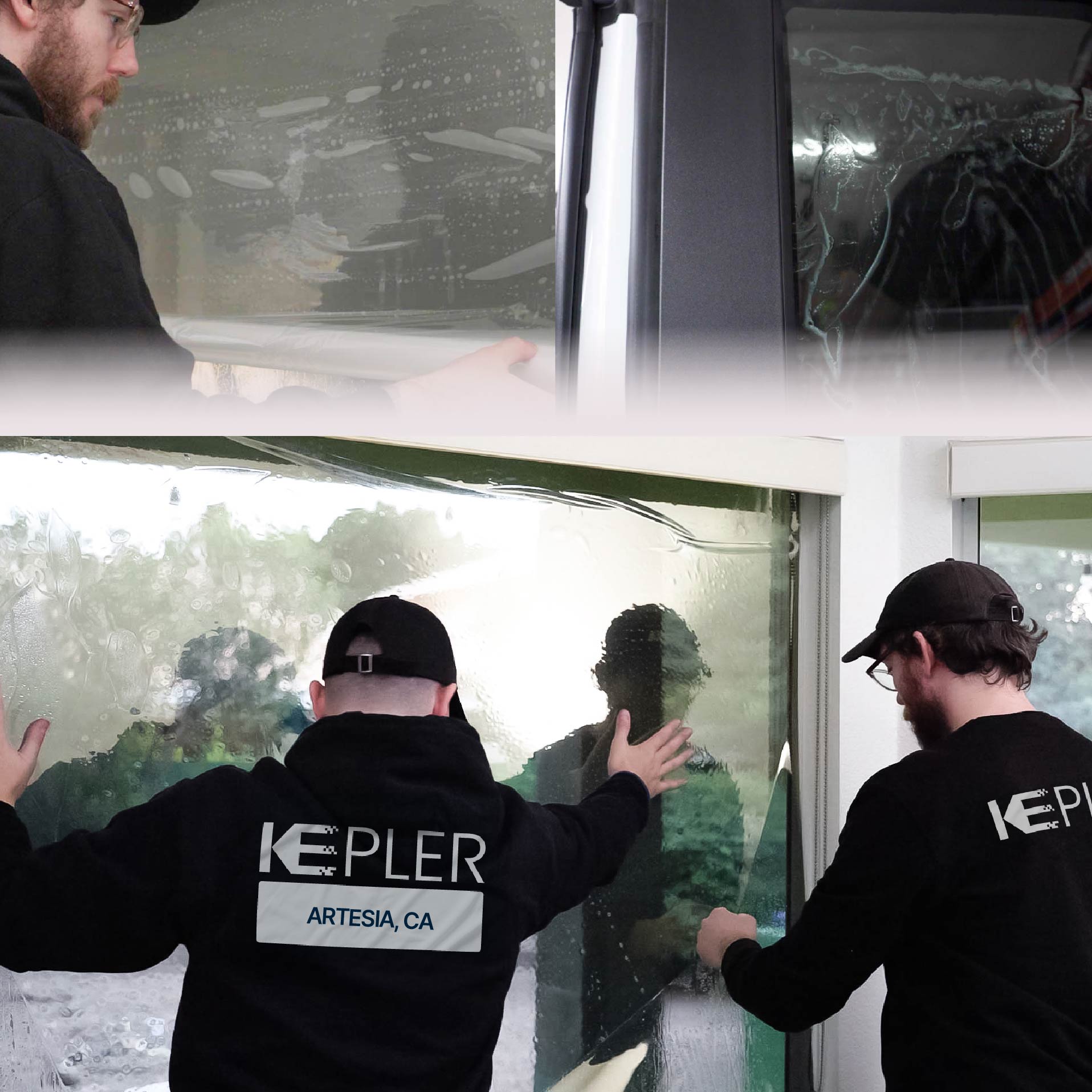 Kepler Specialist Performing Commercial Window Tinting in Artesia Artesia