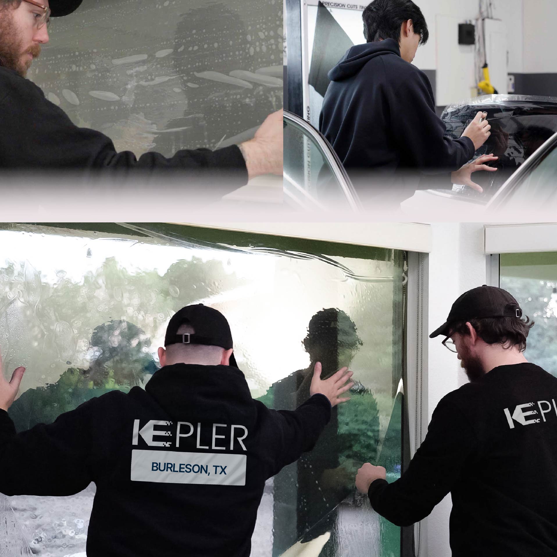 Kepler Specialist Performing Commercial Window Tinting in Burleson Burleson
