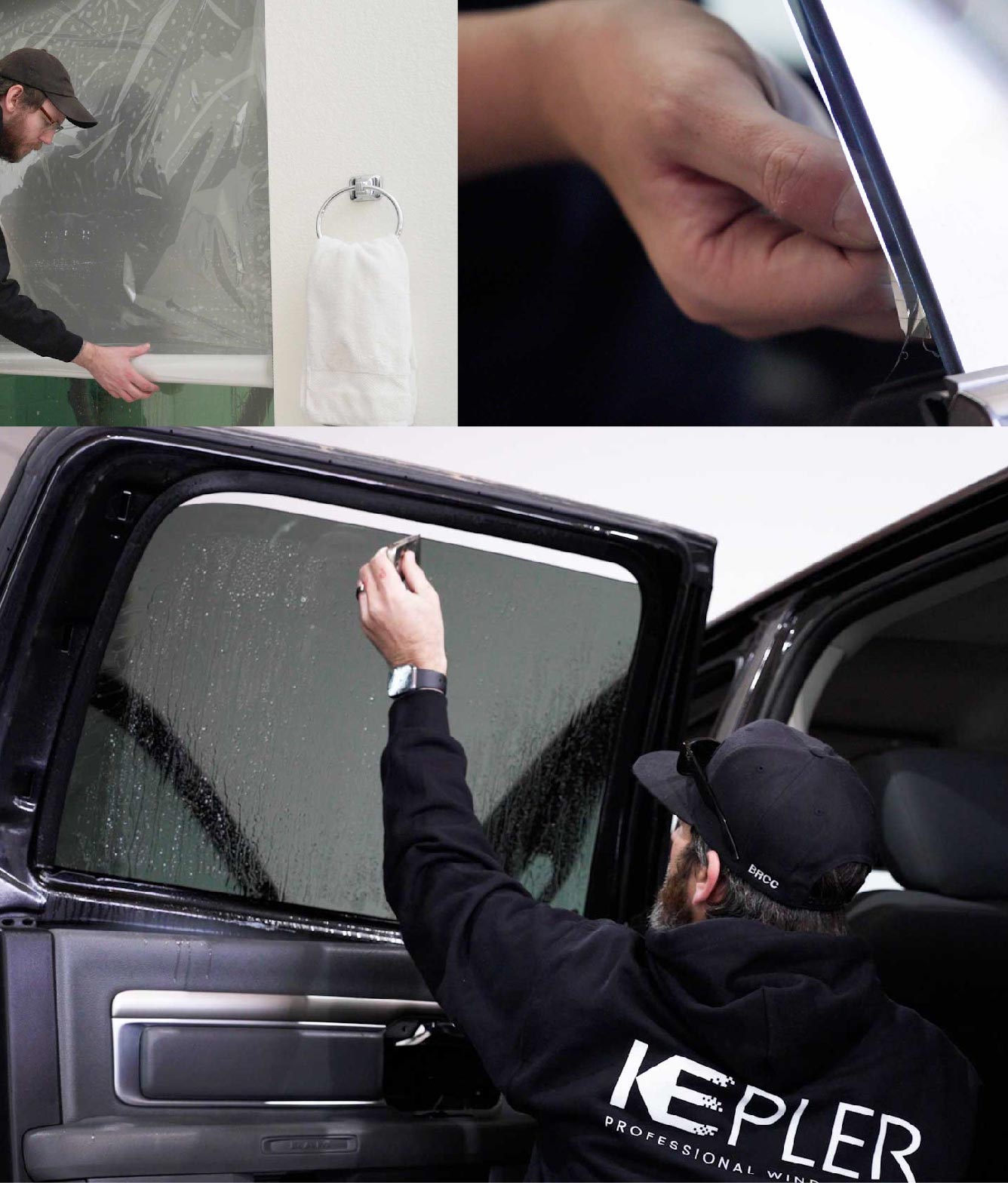 Kepler Window Tinting Specialists at Work in North Ridgeville, Ohio