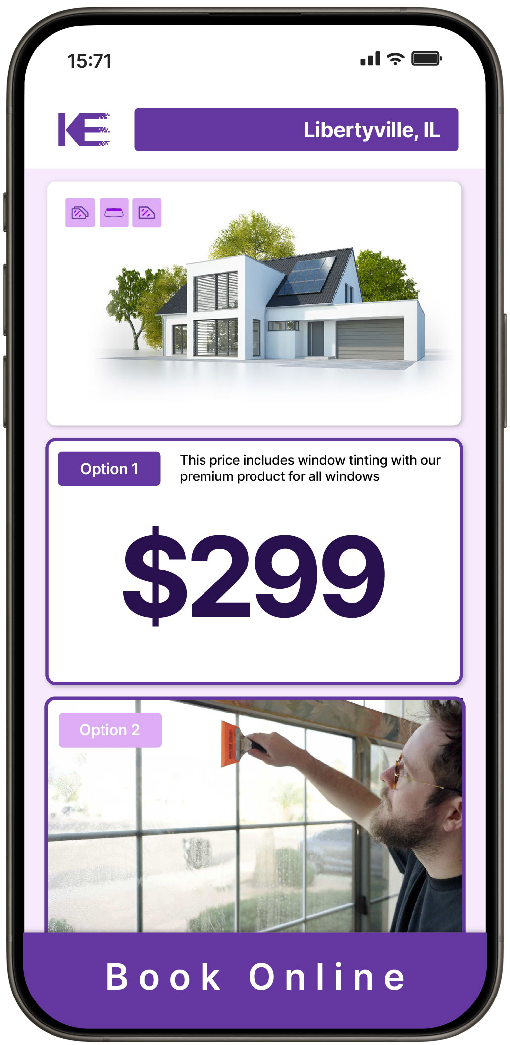 View Competitive Home Window Tinting Costs in Libertyville, Illinois