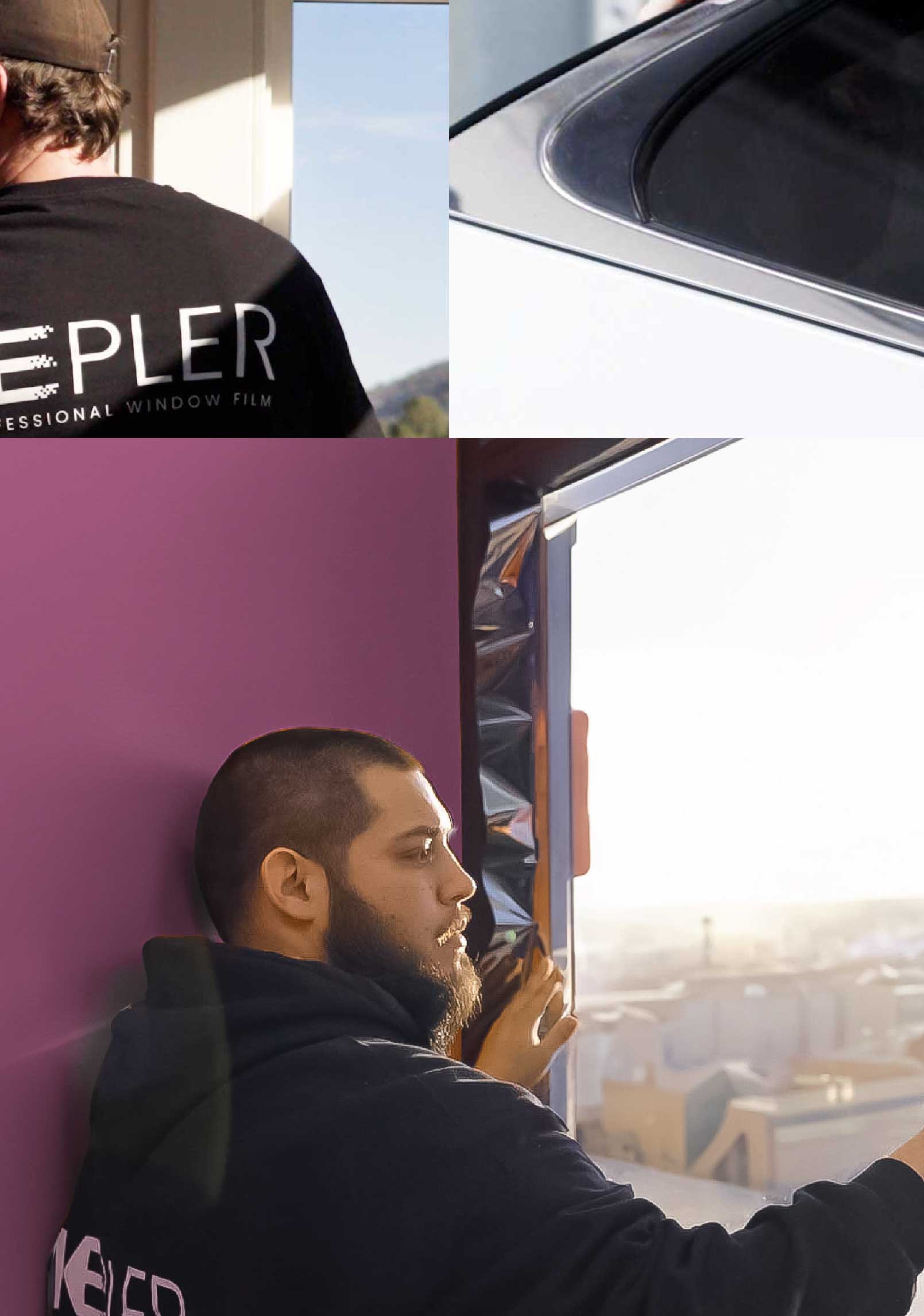 Kepler Specialist Installing Security Window Film in Vista California