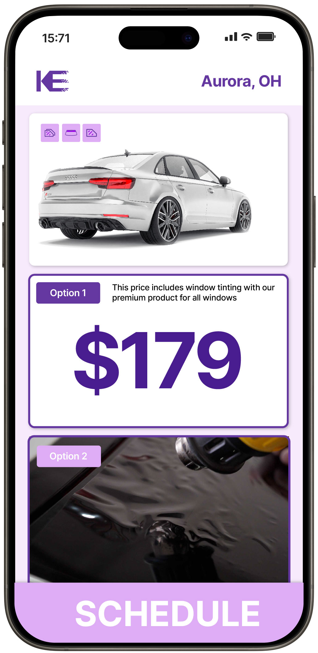 View Reasonable Car Window Tinting Rates in Aurora, Ohio