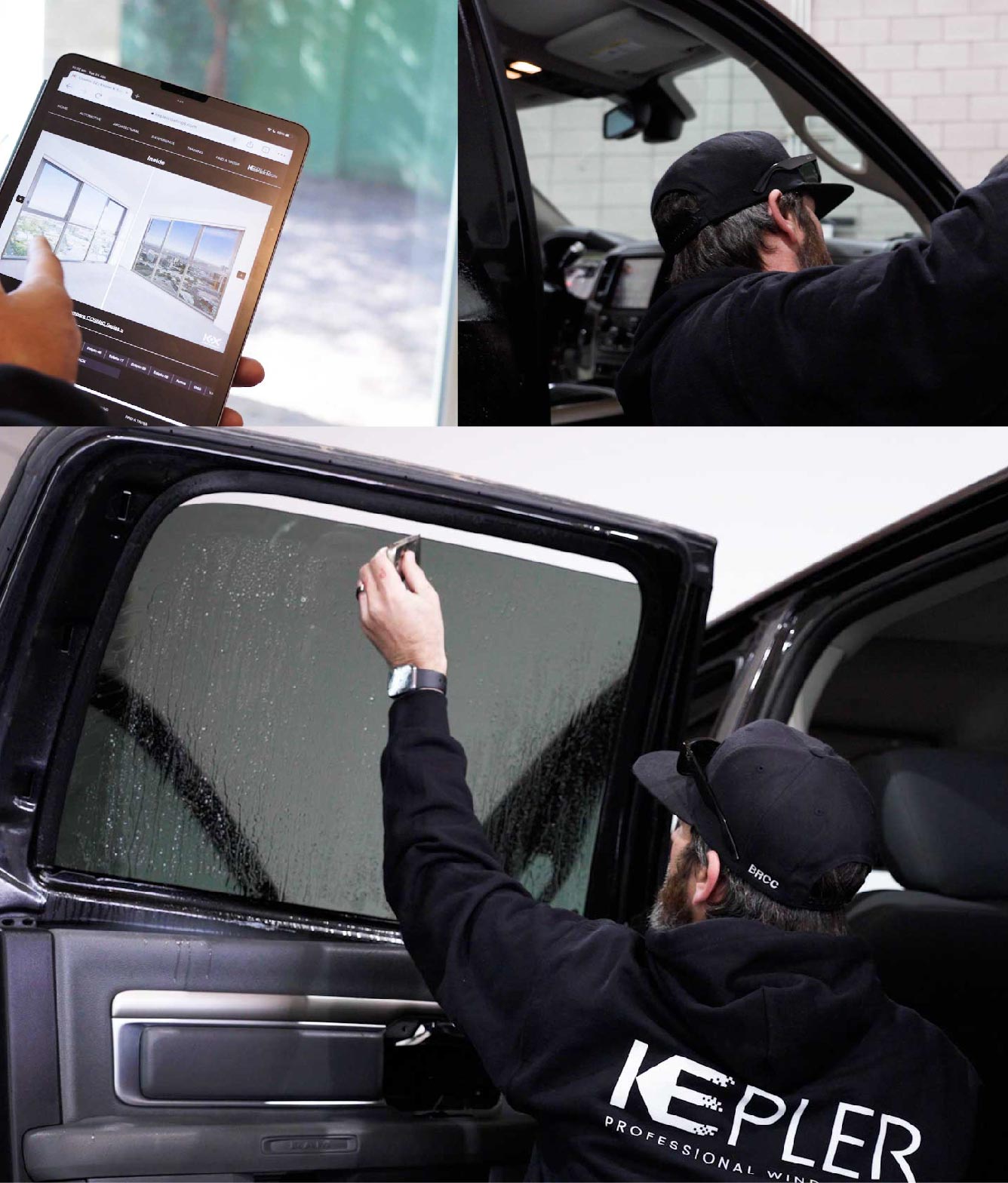 Kepler Window Tinting Specialists at Work in Jeffersonville, Indiana