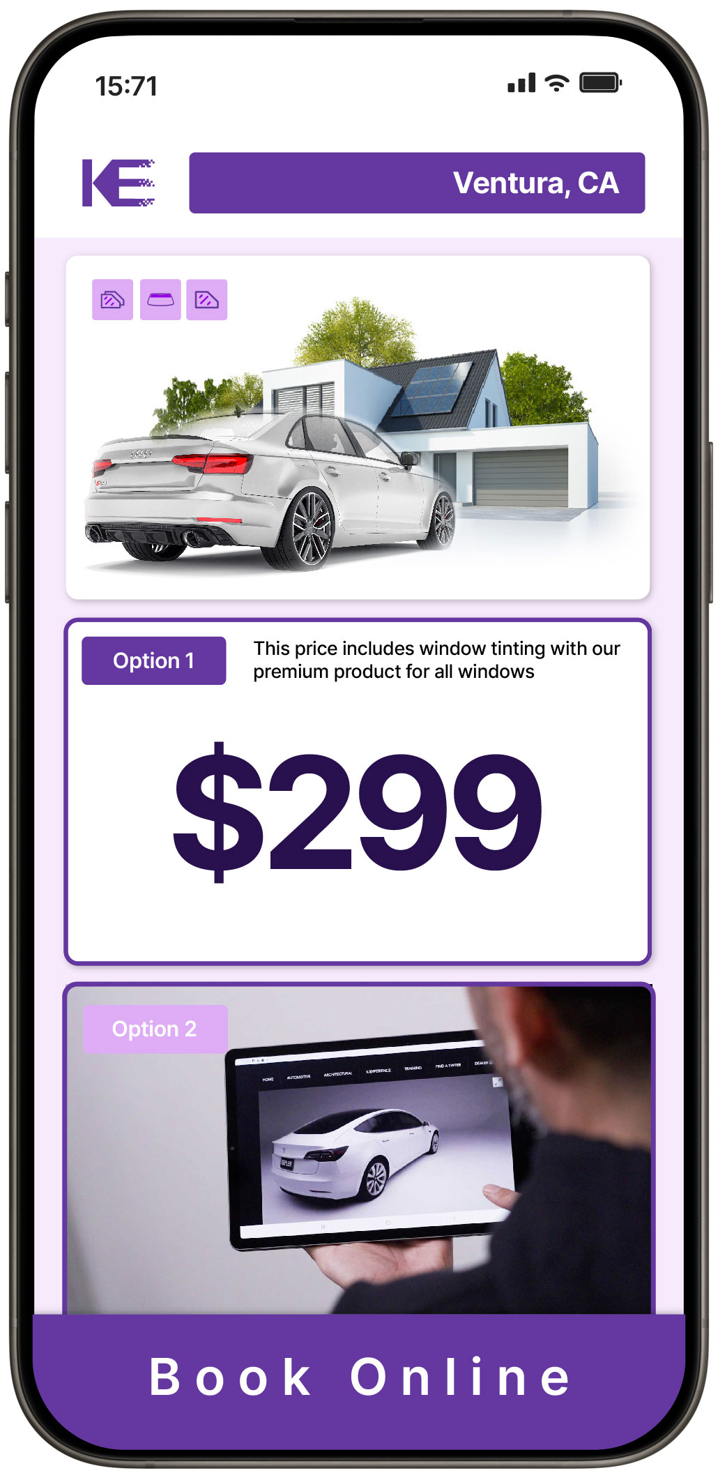 View Competitive Window Tinting Prices in Ventura, California