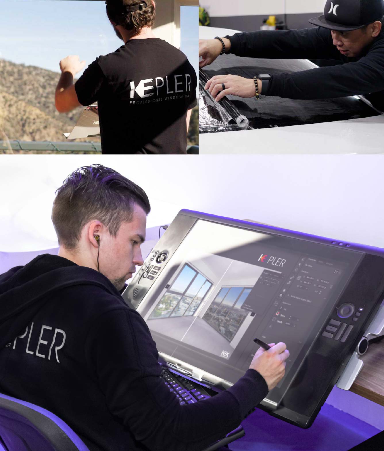Kepler Specialist Performing Commercial Window Tinting in McAllen McAllen