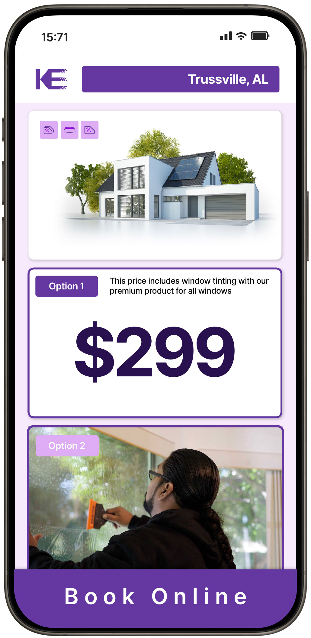 View Affordable Home Window Tinting Prices in Trussville, Alabama