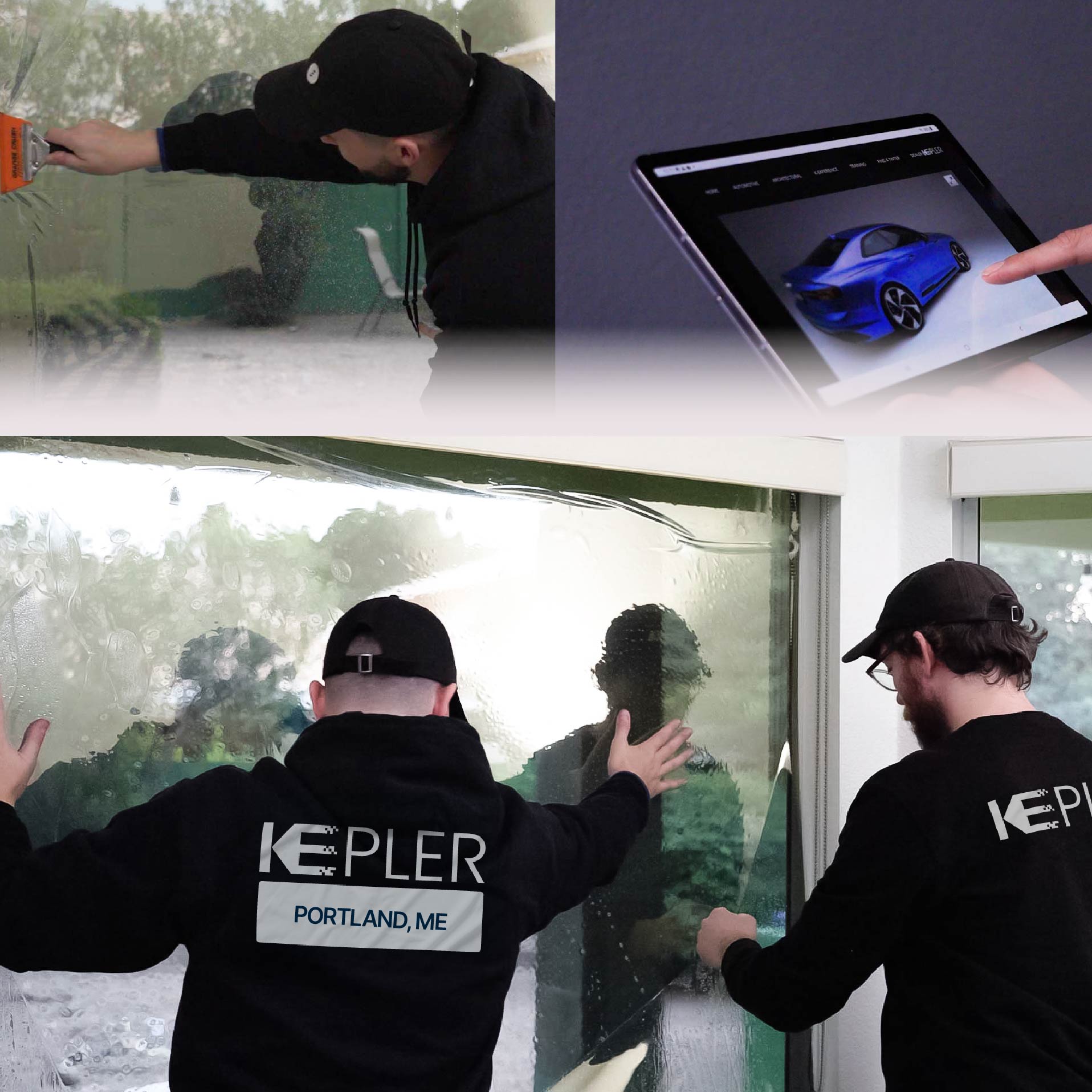 Kepler Specialist Performing Commercial Window Tinting in Portland Portland
