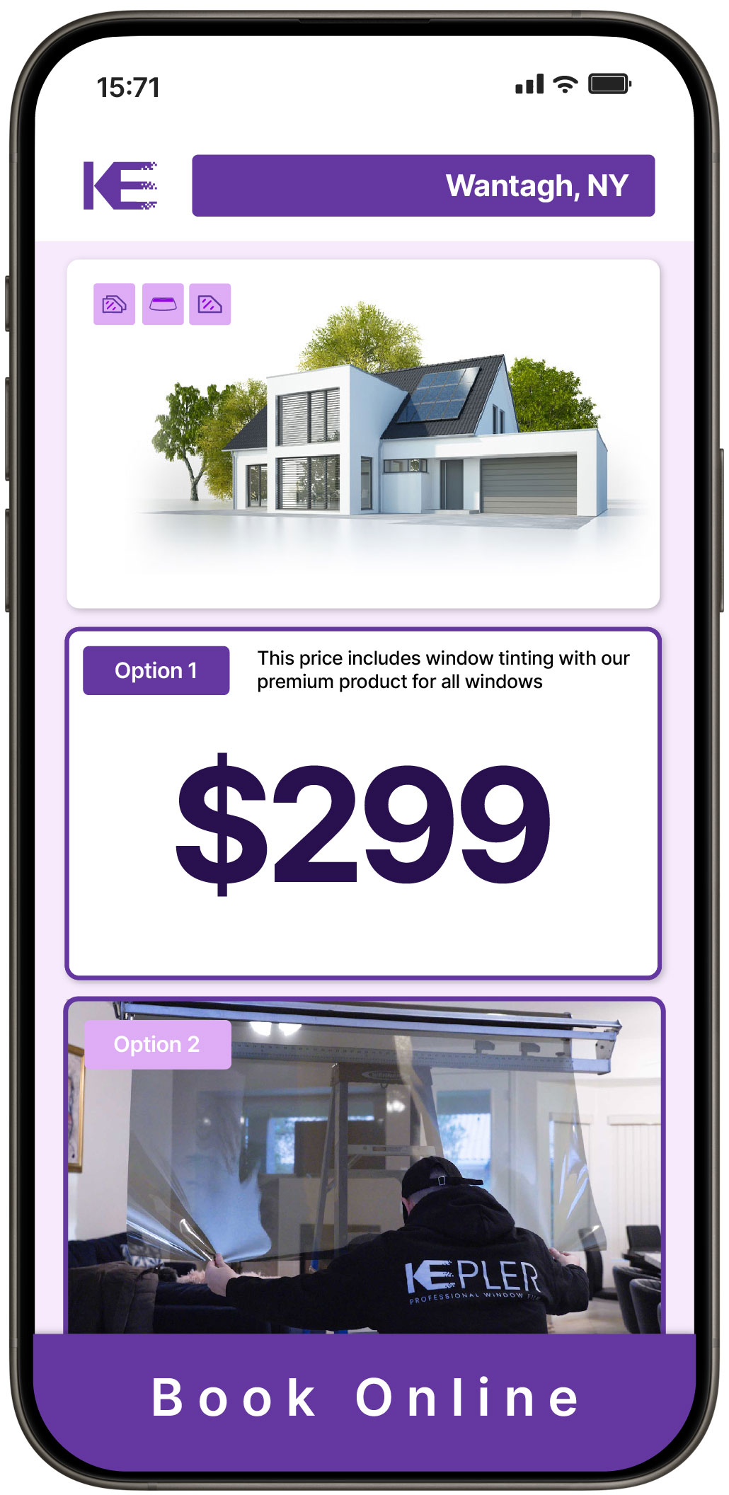 View Competitive Home Window Tinting Costs in Wantagh, New York