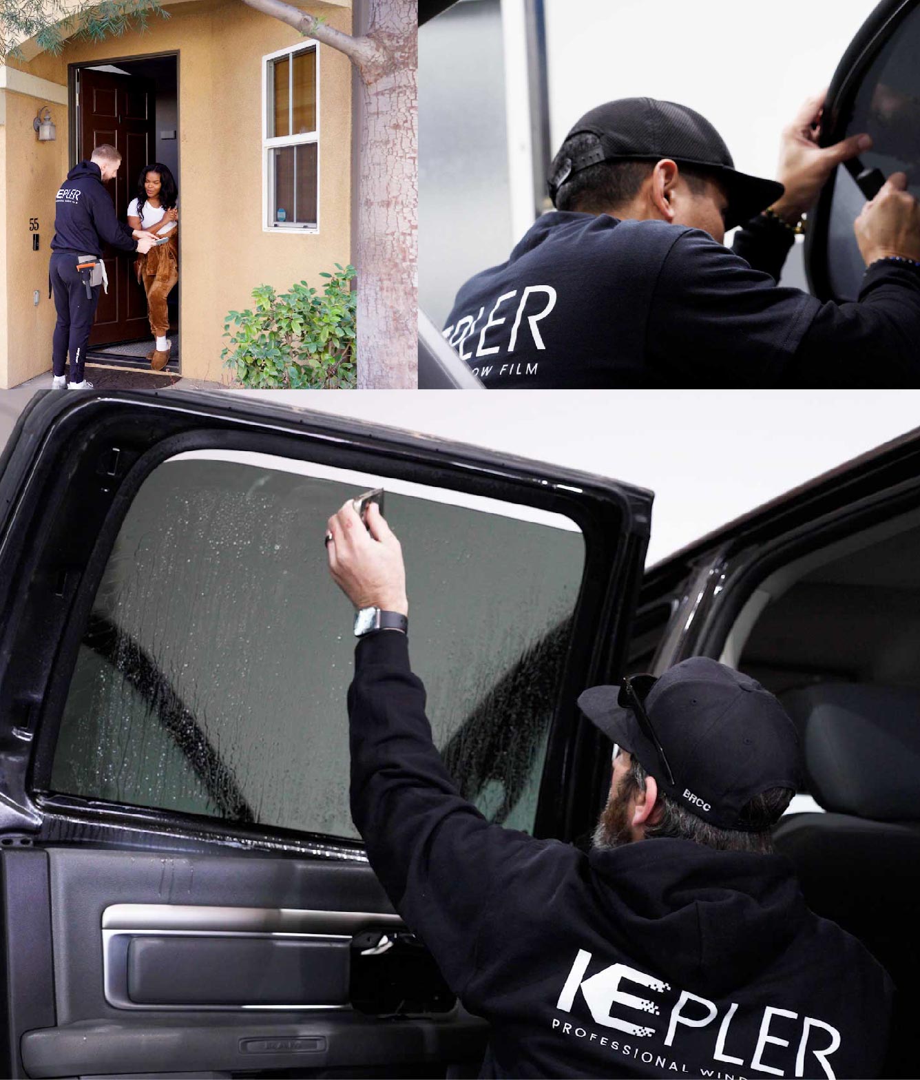 Kepler Window Tinting Specialists at Work in Greenville, South Carolina
