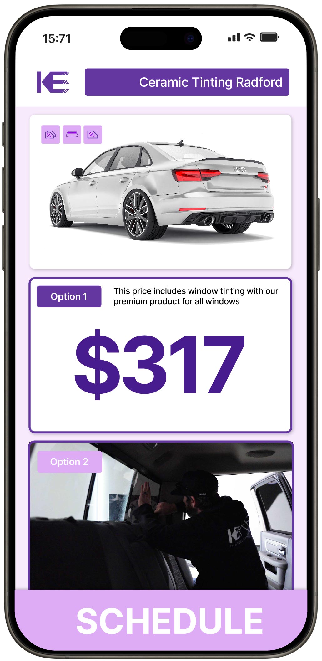 View Affordable Ceramic Window Tinting Rates in Radford, Virginia
