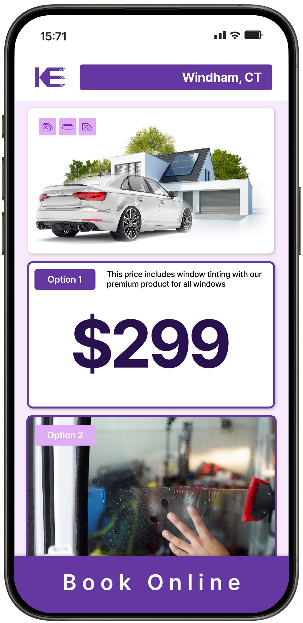 View Competitive Window Tinting Prices in Windham, Connecticut