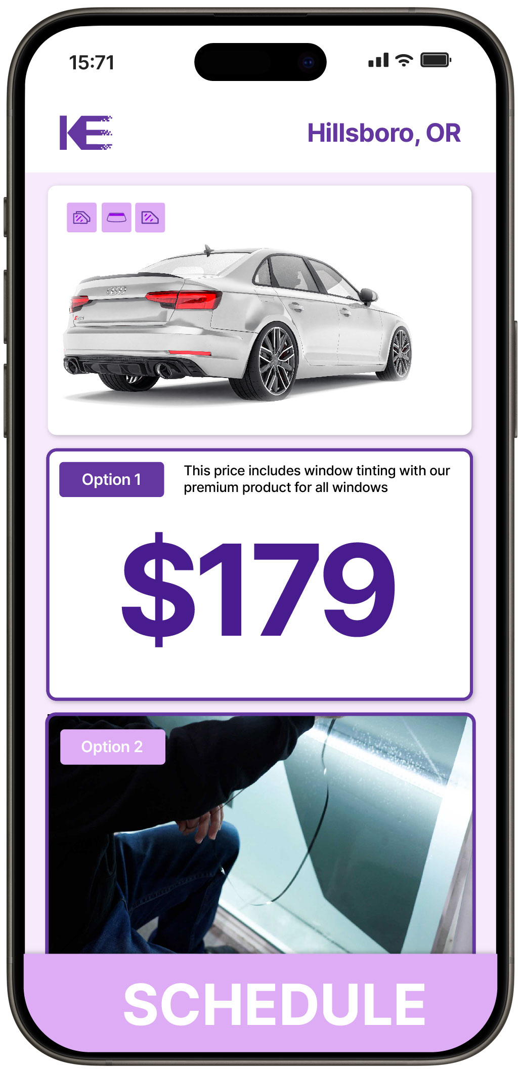 View Affordable Car Window Tinting Rates in Hillsboro, Oregon