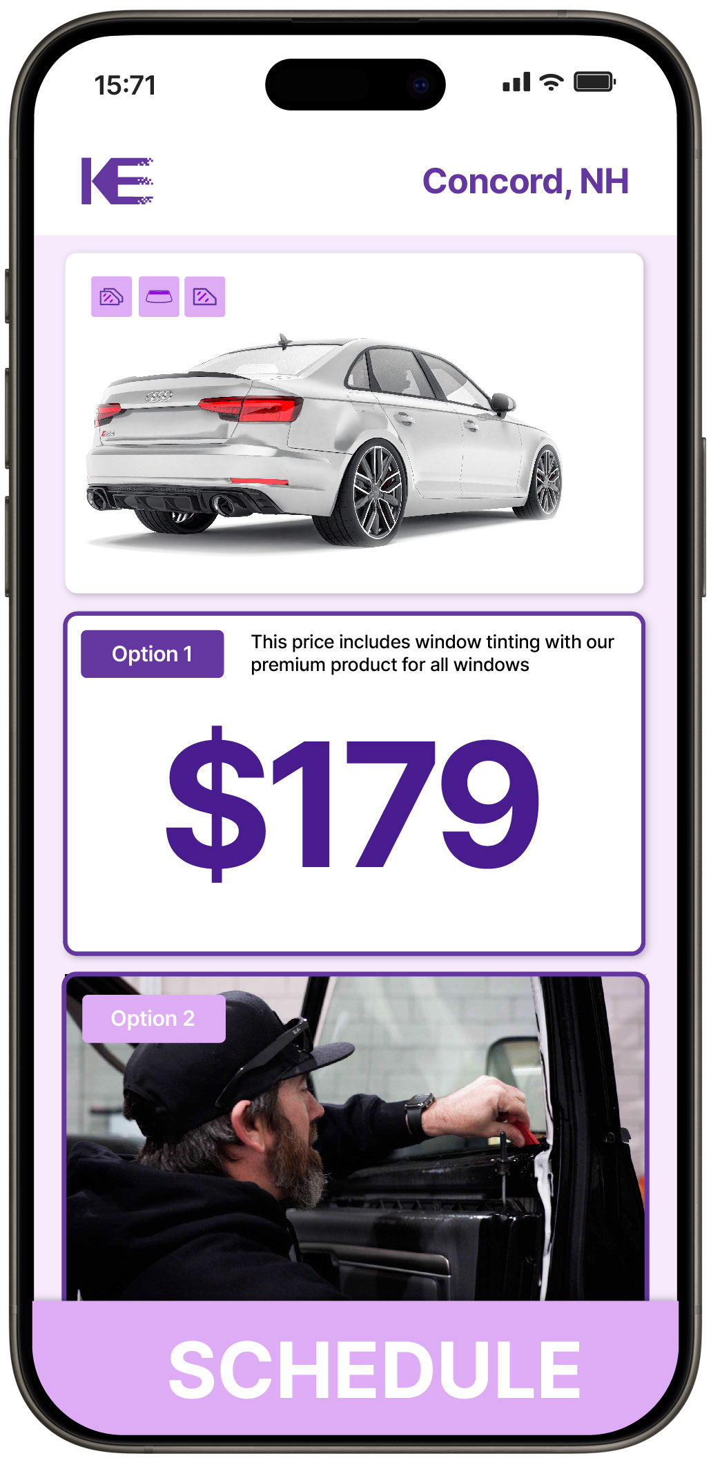 View Affordable Car Window Tinting Prices in Concord, New Hampshire