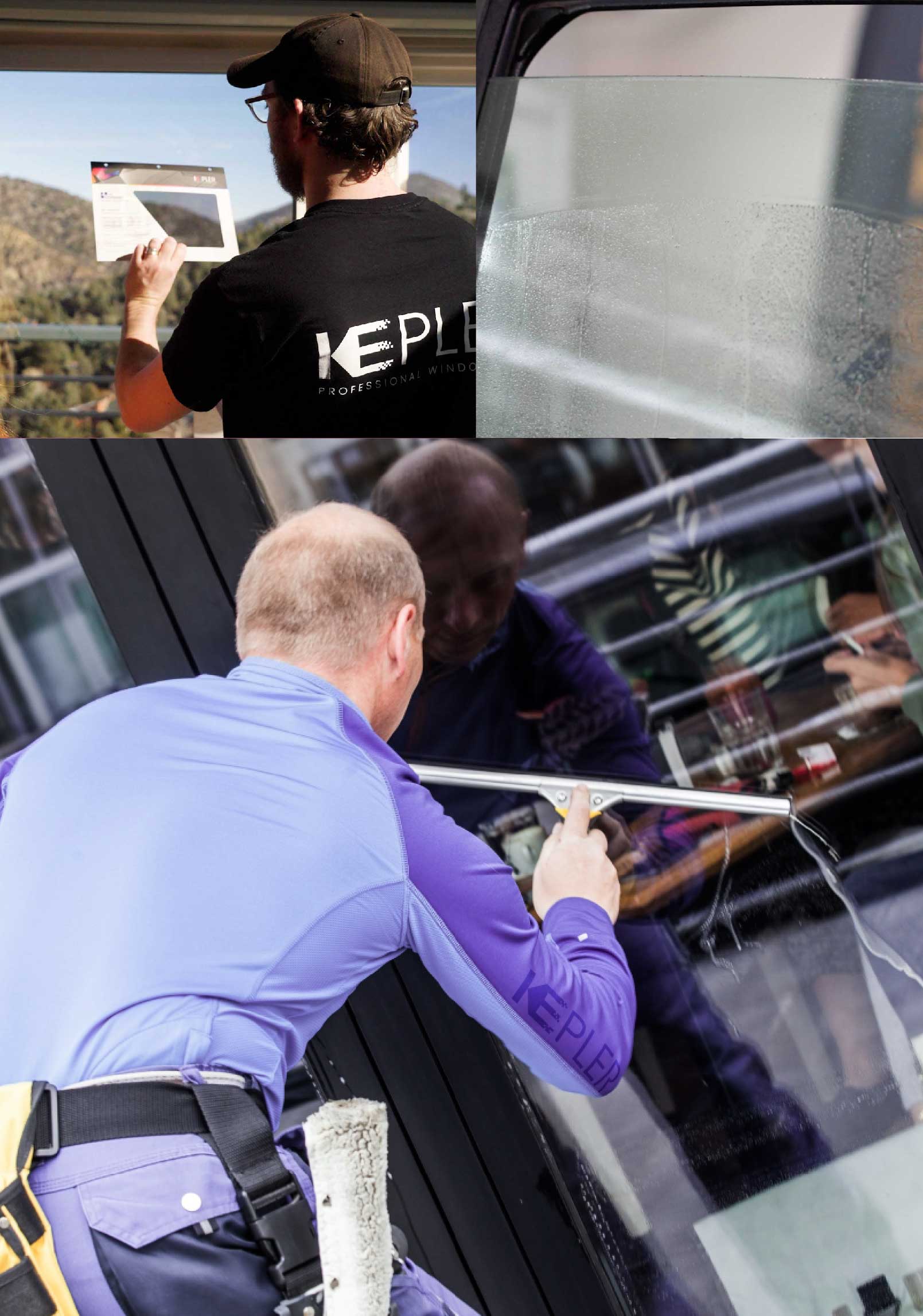 Kepler Expert Applying Anti-Graffiti Window Film to a Rio Rancho Shop Front