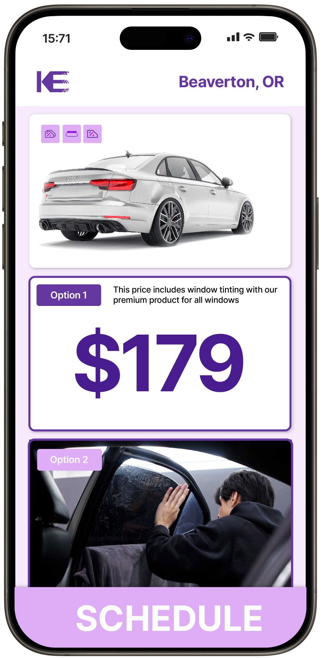 View Competitive Car Window Tinting Prices in Beaverton, Oregon