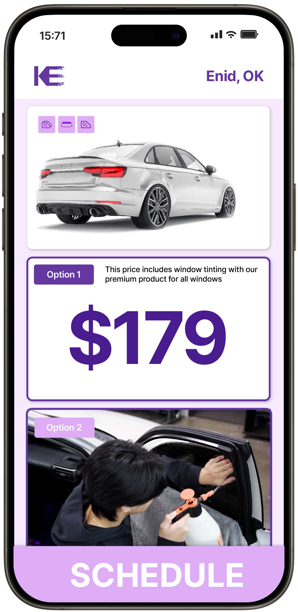 View Affordable Car Window Tinting Costs in Enid, Oklahoma