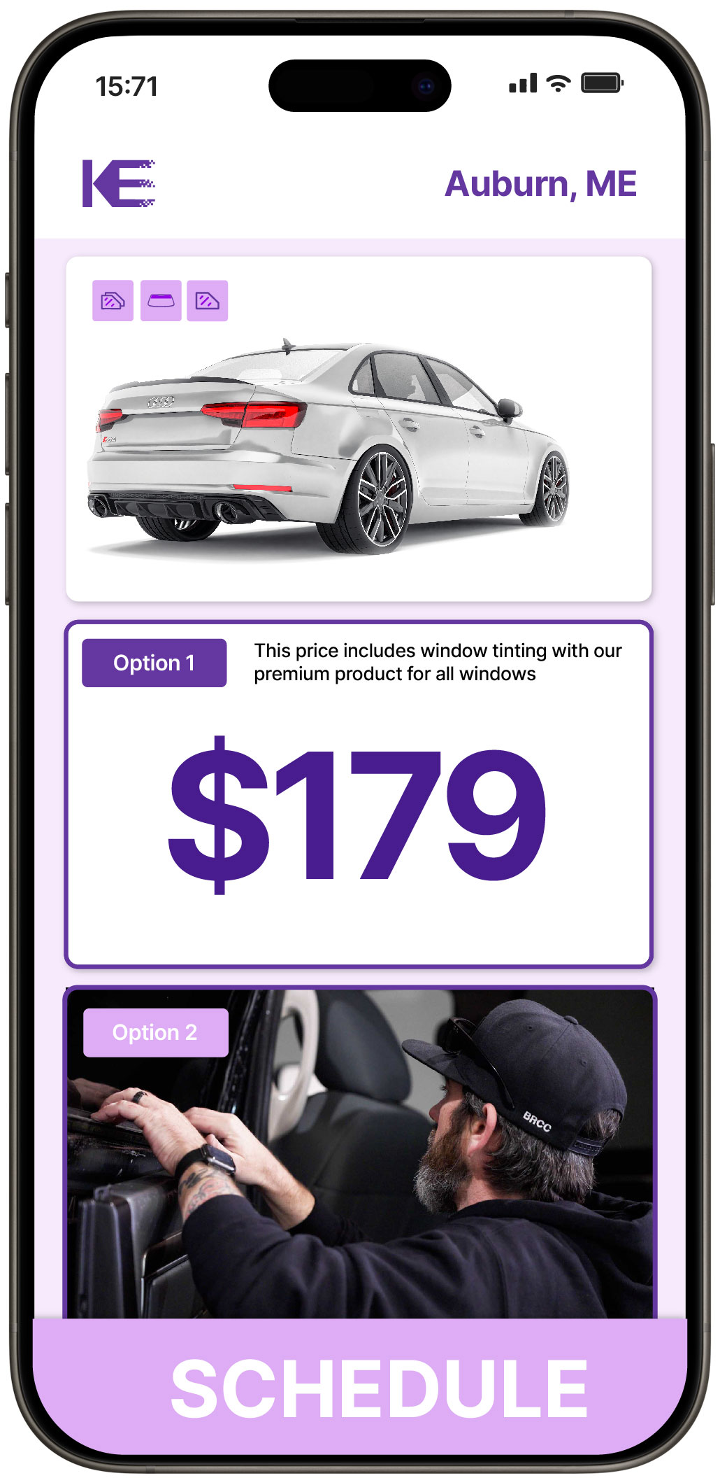 View Affordable Car Window Tinting Rates in Auburn, Maine