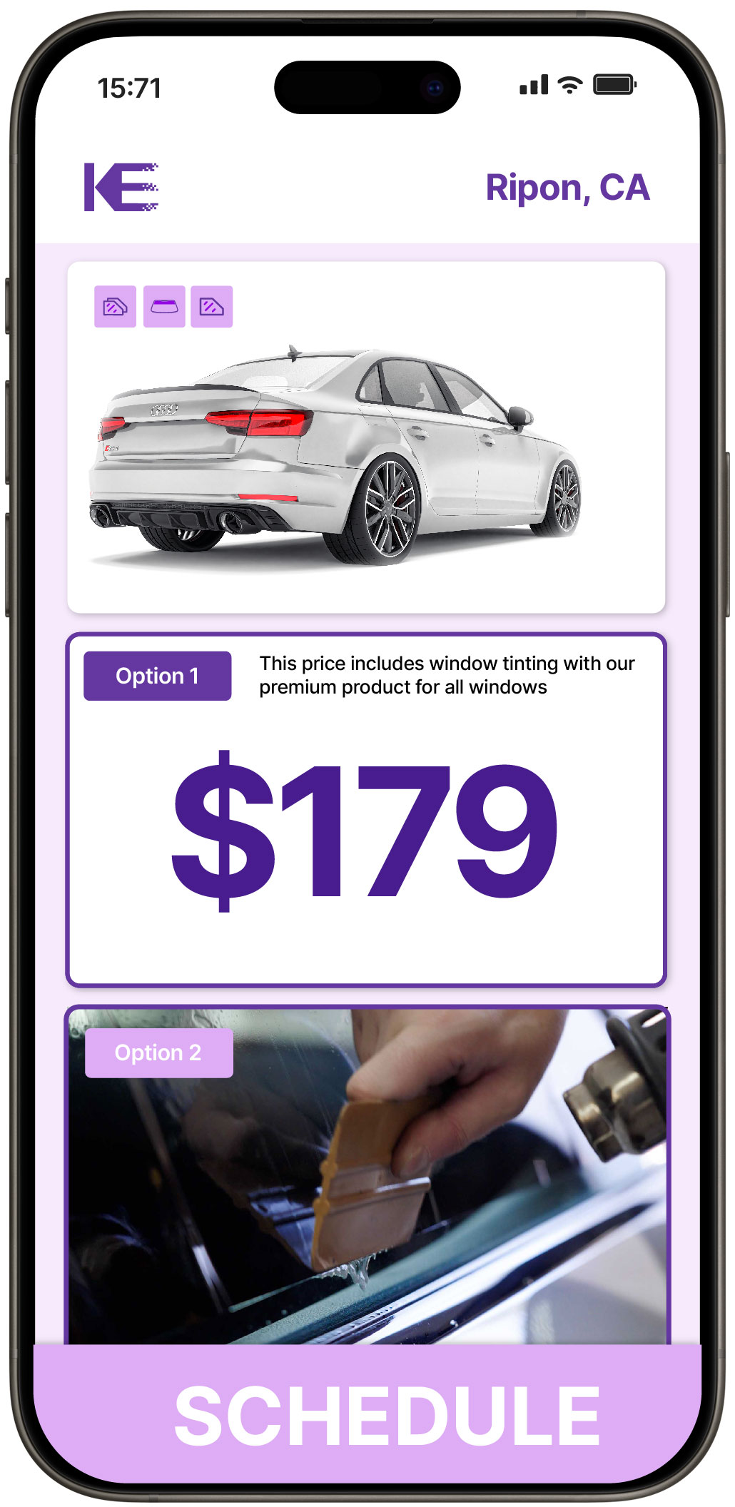 View Affordable Car Window Tinting Costs in Ripon, California