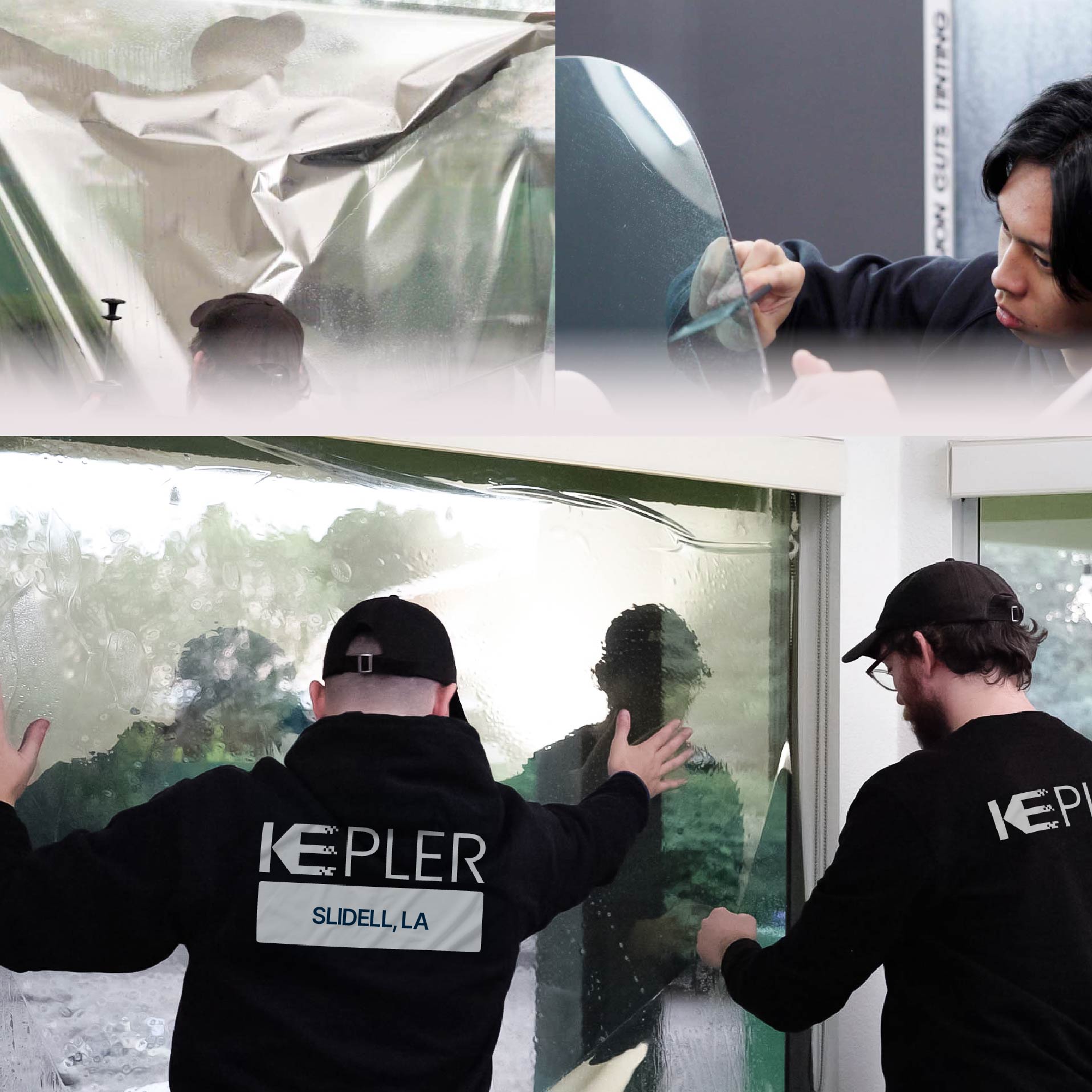 Kepler Specialist Performing Commercial Window Tinting in Slidell Slidell