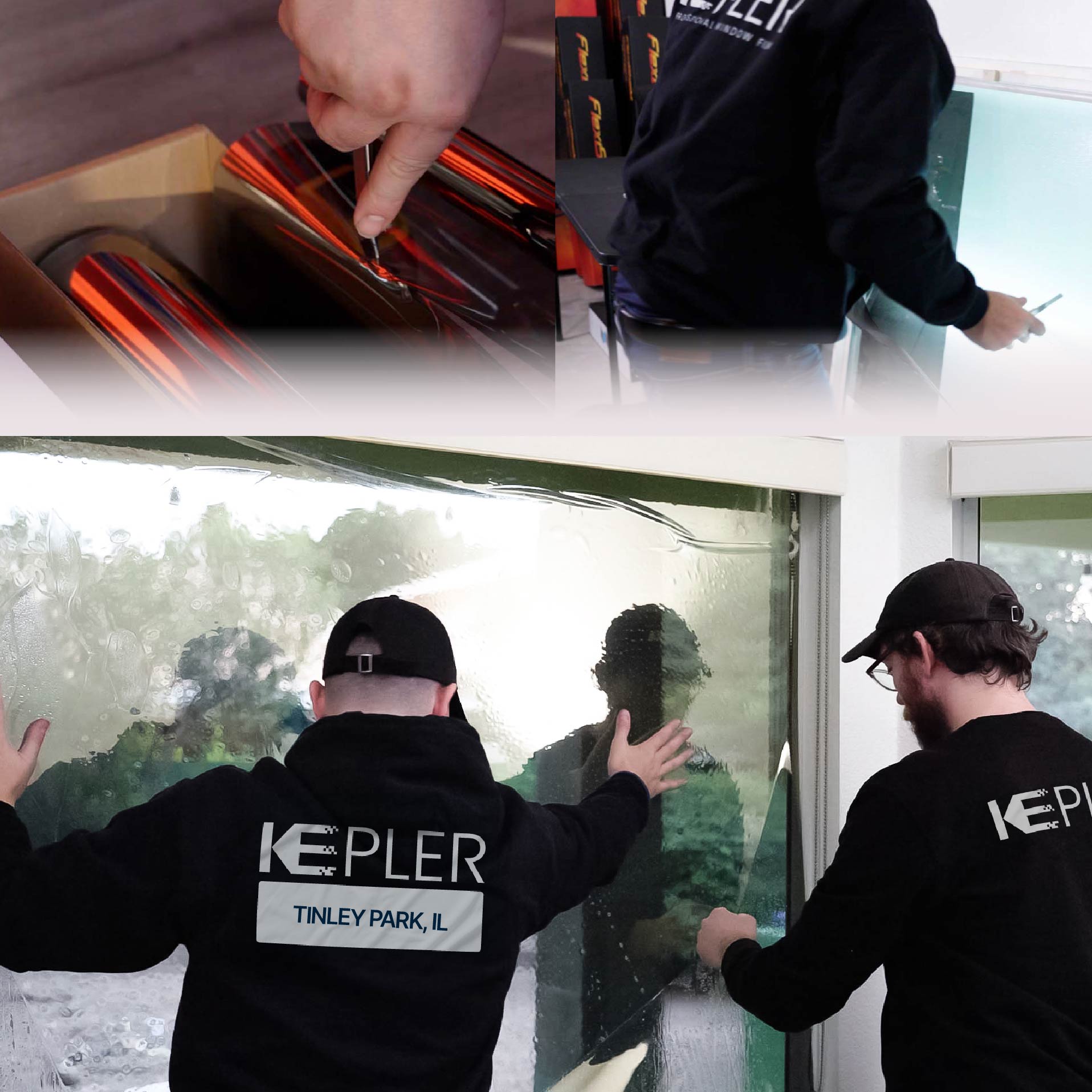Kepler Specialist Performing Commercial Window Tinting in Tinley Park Tinley Park