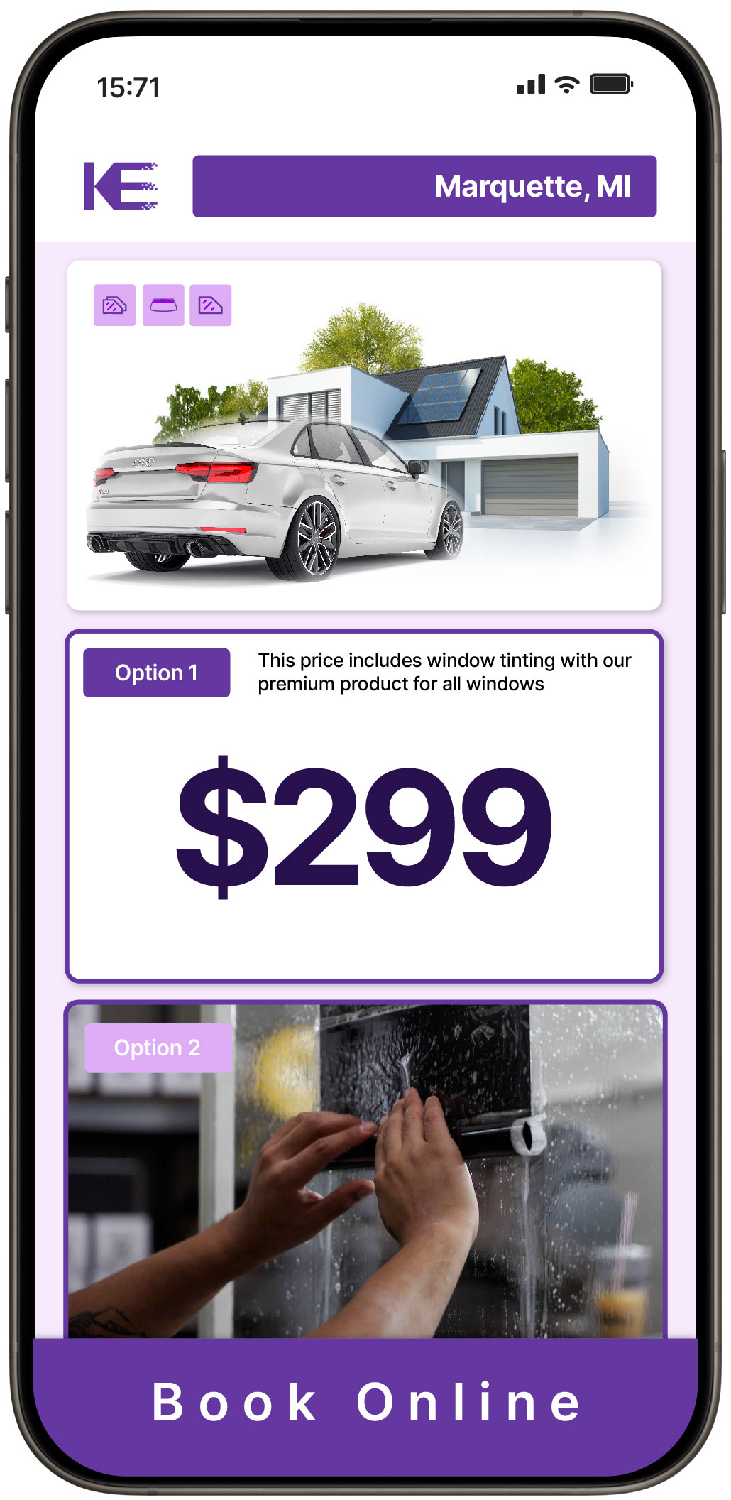 View Competitive Window Tinting Prices in Marquette, Michigan