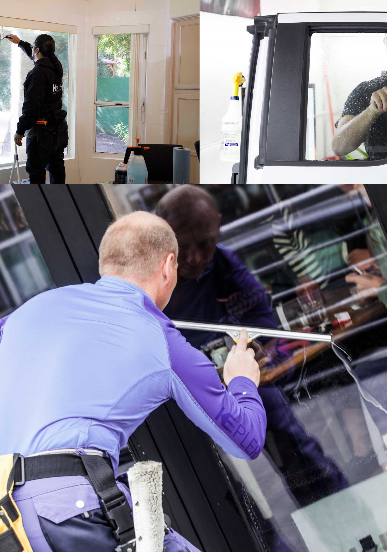 Kepler Expert Applying Anti-Graffiti Window Film to a Hudson Shop Front