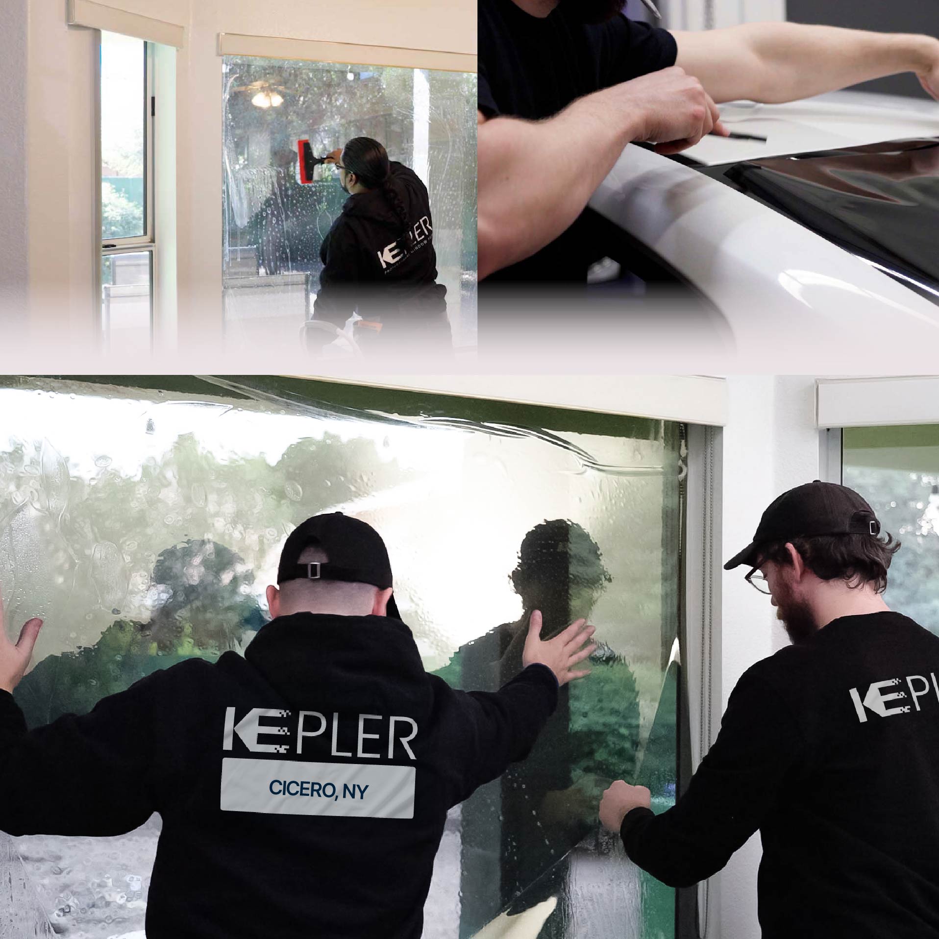 Kepler Specialist Performing Commercial Window Tinting in Cicero Cicero