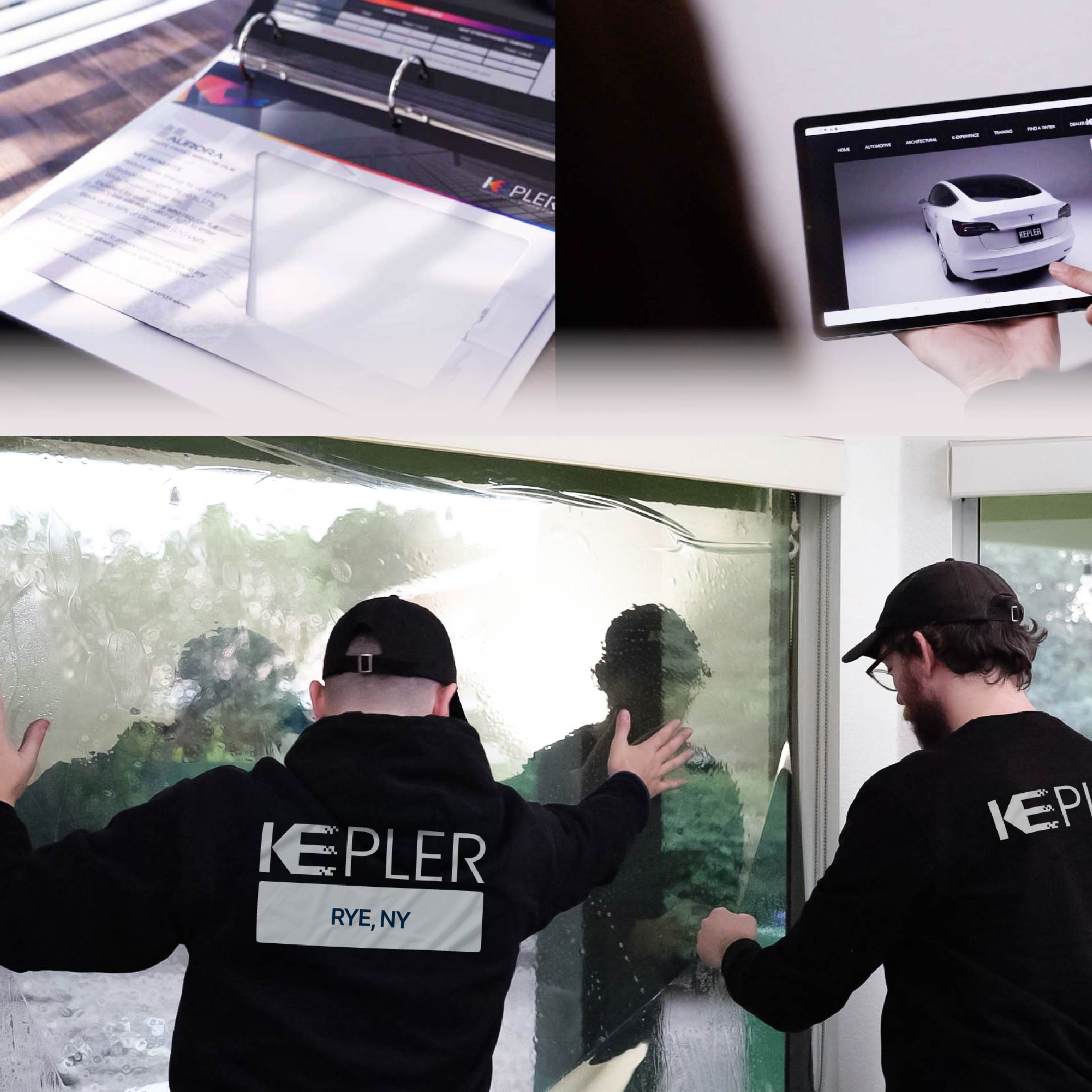 Kepler Specialist Performing Commercial Window Tinting in Rye Rye