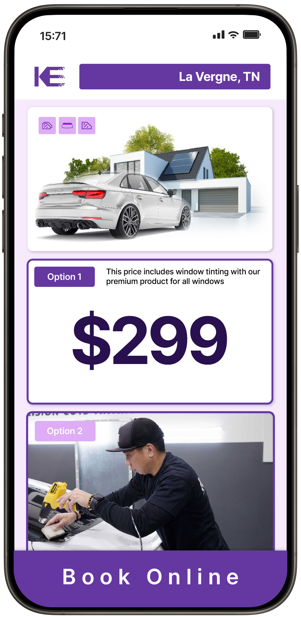 View Competitive Window Tinting Prices in La Vergne, Tennessee