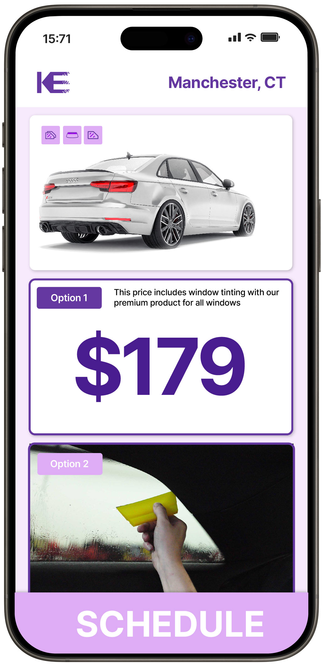 View Reasonable Car Window Tinting Prices in Manchester, Connecticut