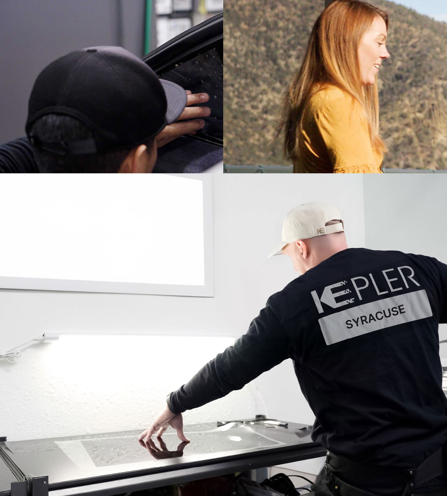 Window Tinting Specialist Cutting Film in Syracuse, New York