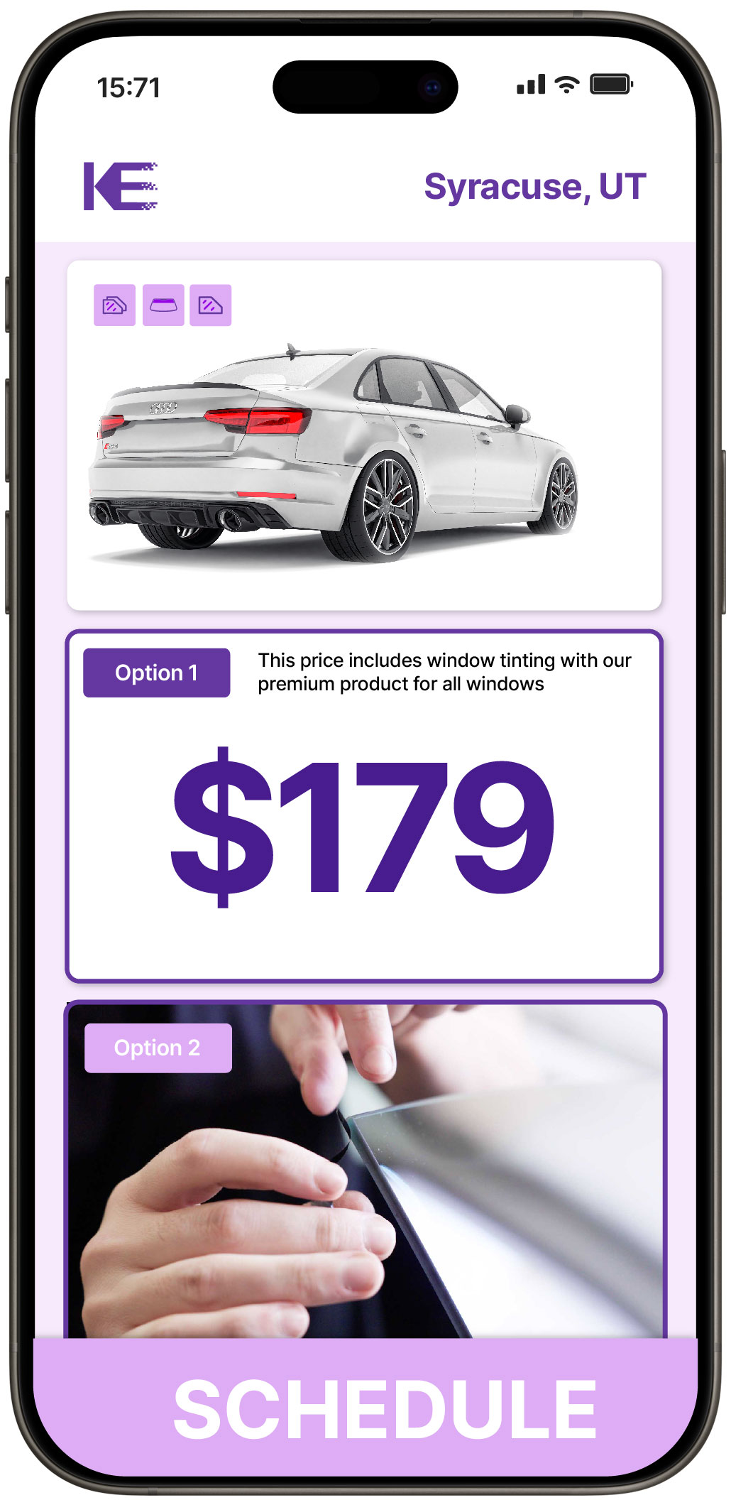 View Competitive Car Window Tinting Prices in Syracuse, Utah