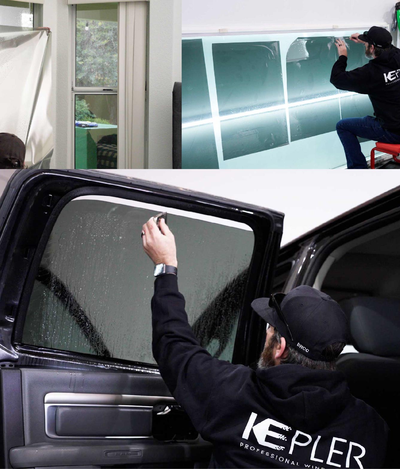 Kepler Window Tinting Specialists at Work in Covina, California